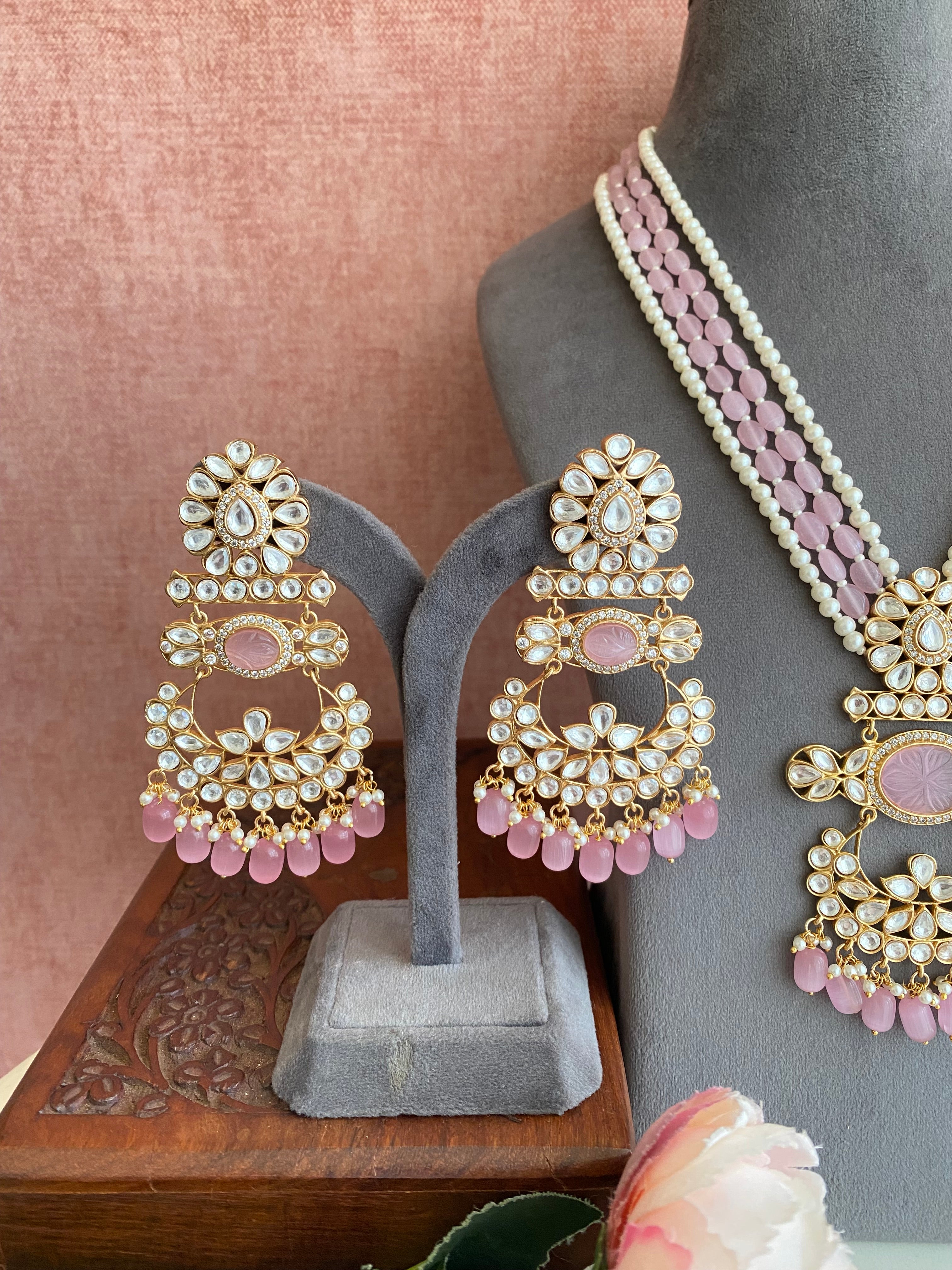 Moissanite Necklace Set