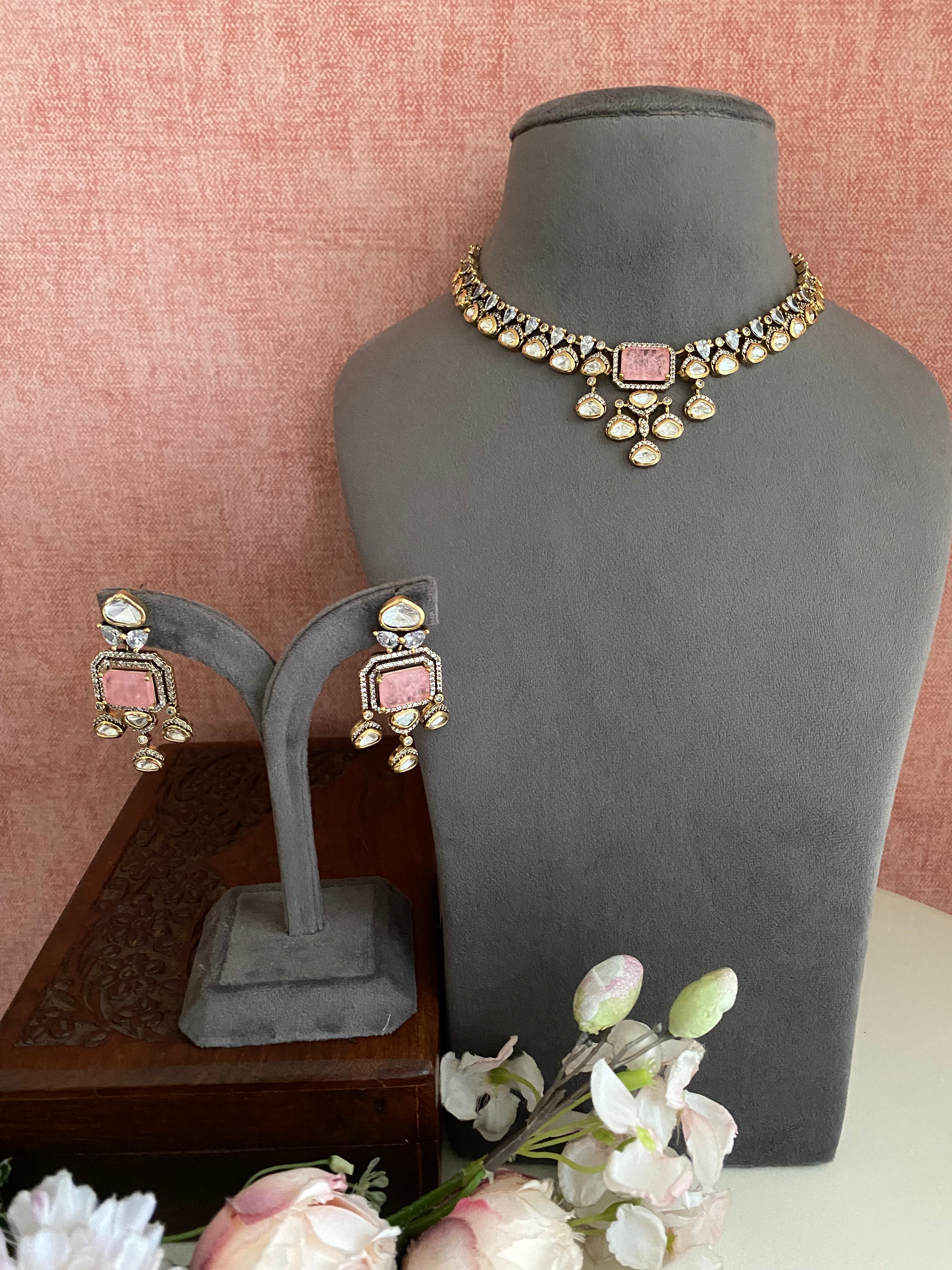 Moissanite Necklace set