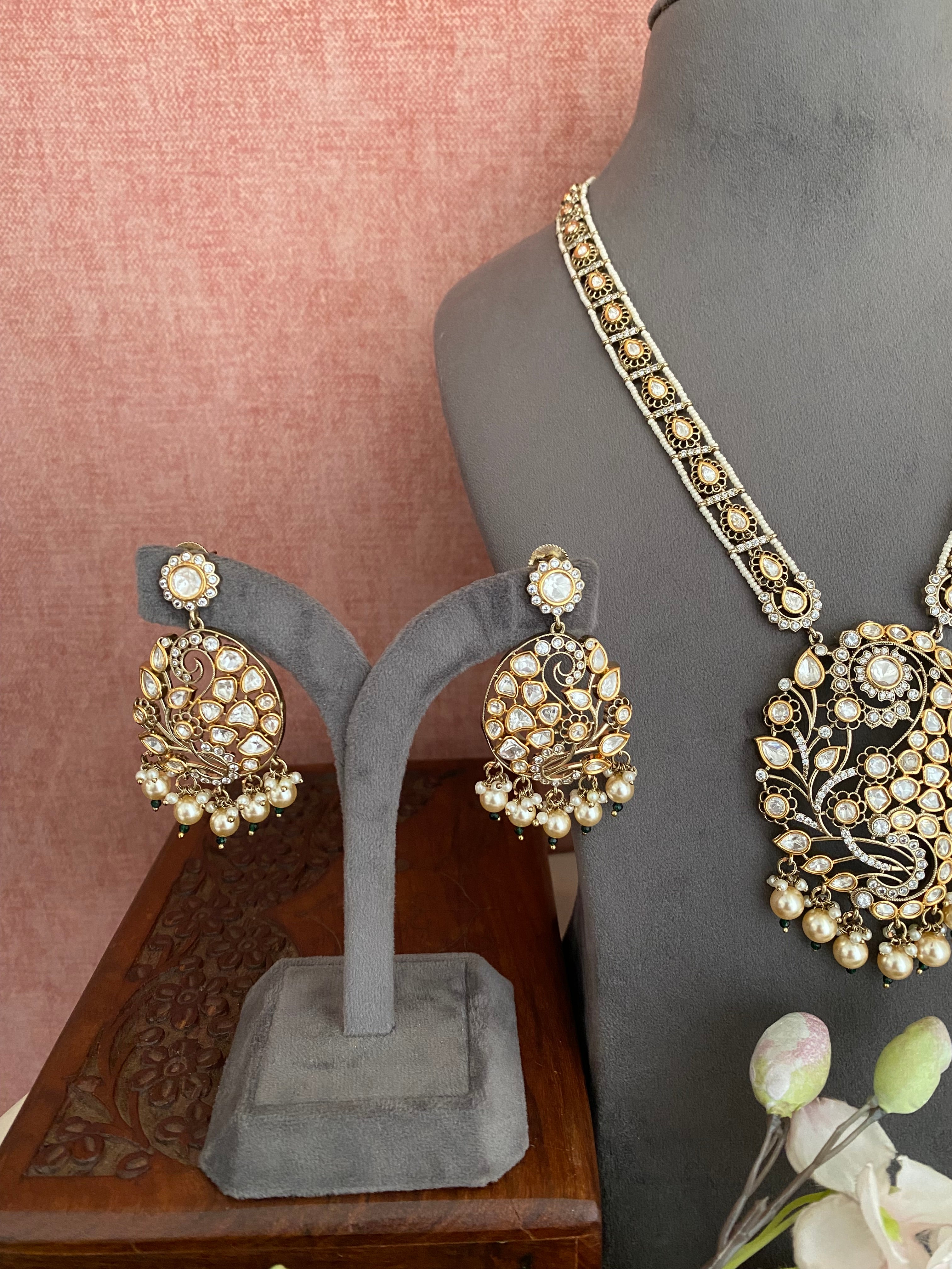 Moissanite Necklace set