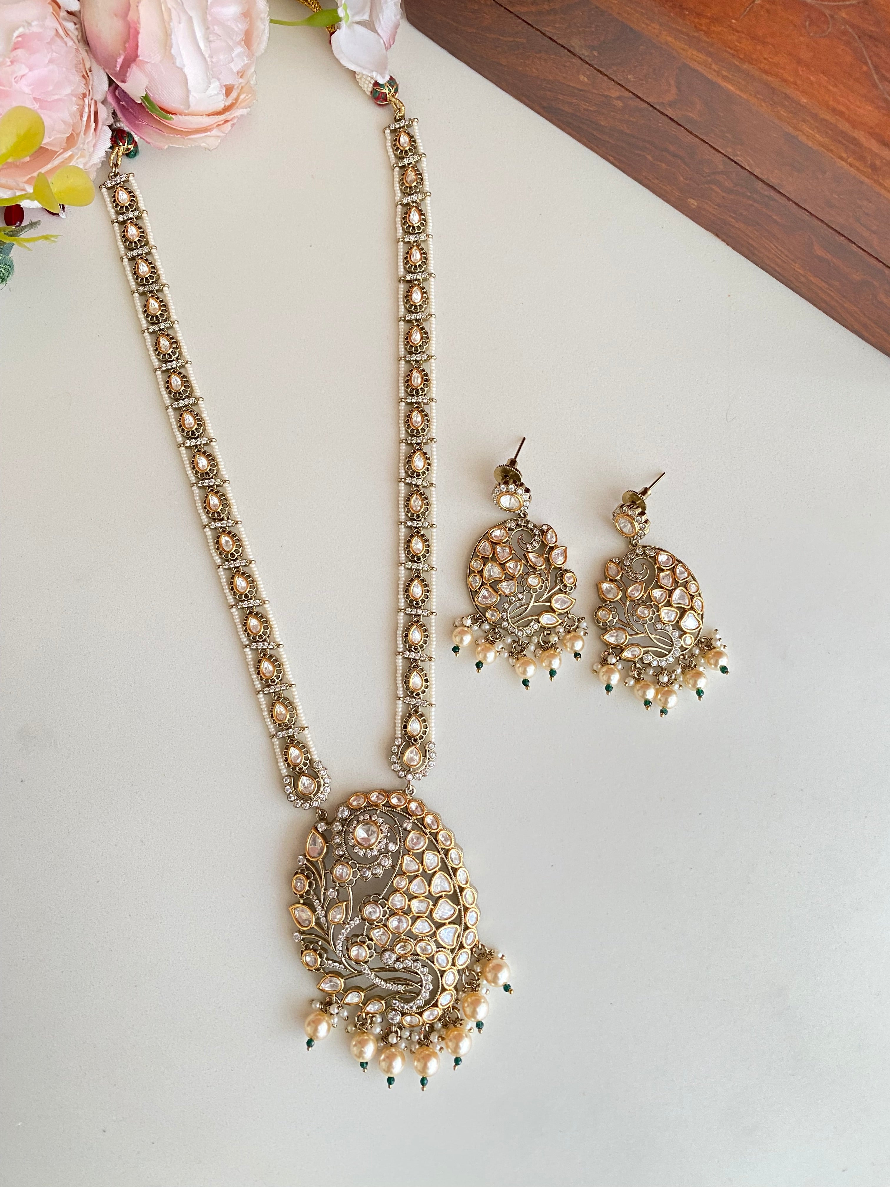 Moissanite Necklace set