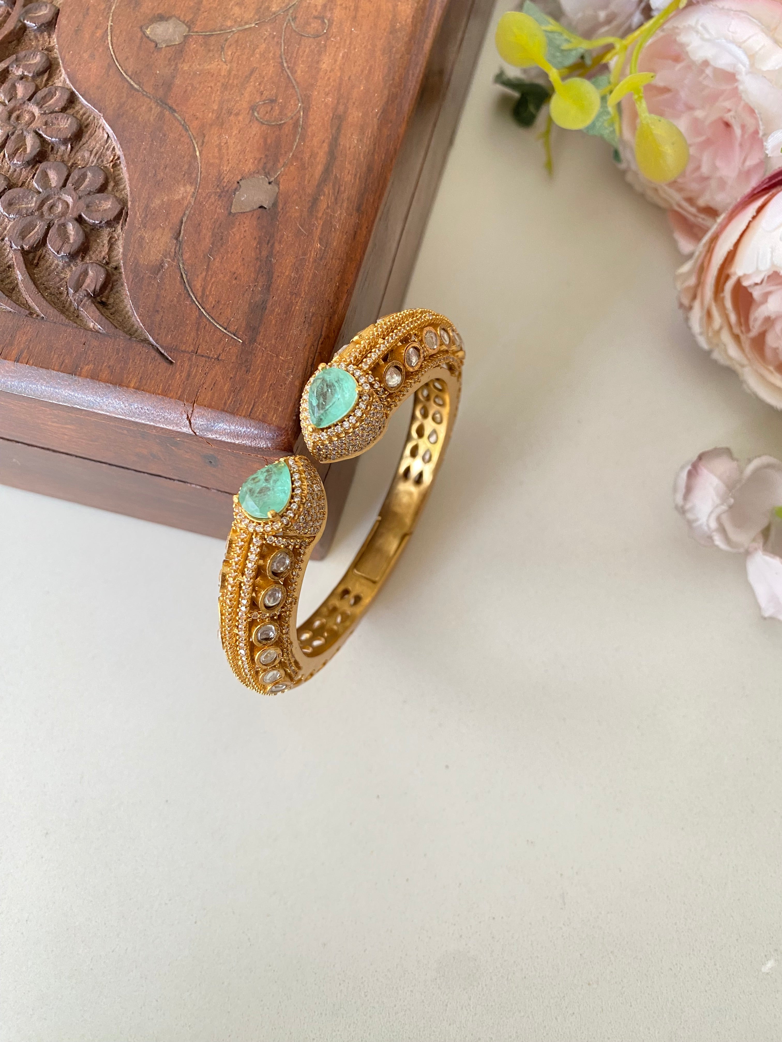 Gold plated Moissanite Bracelet
