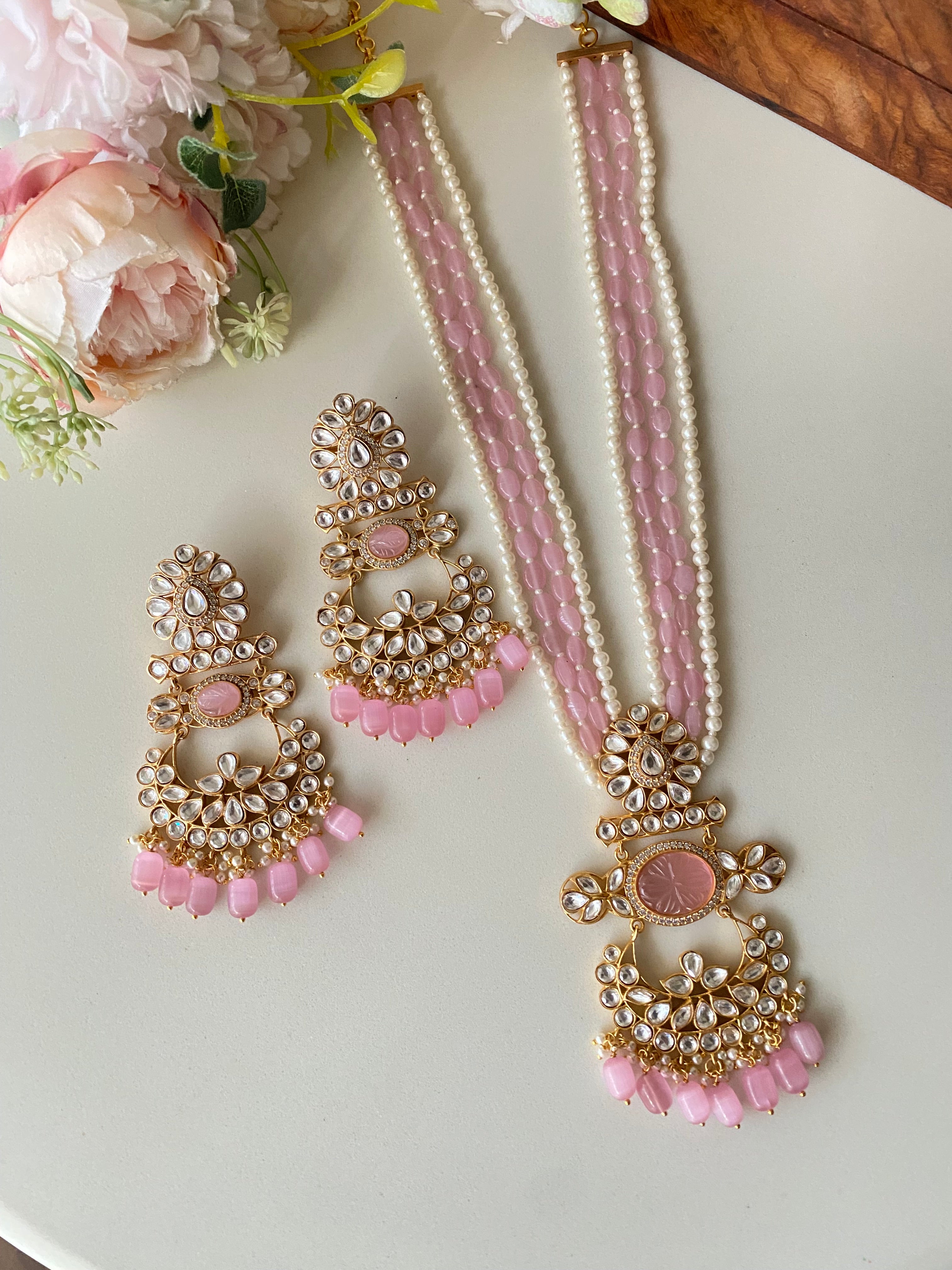 Moissanite Necklace Set