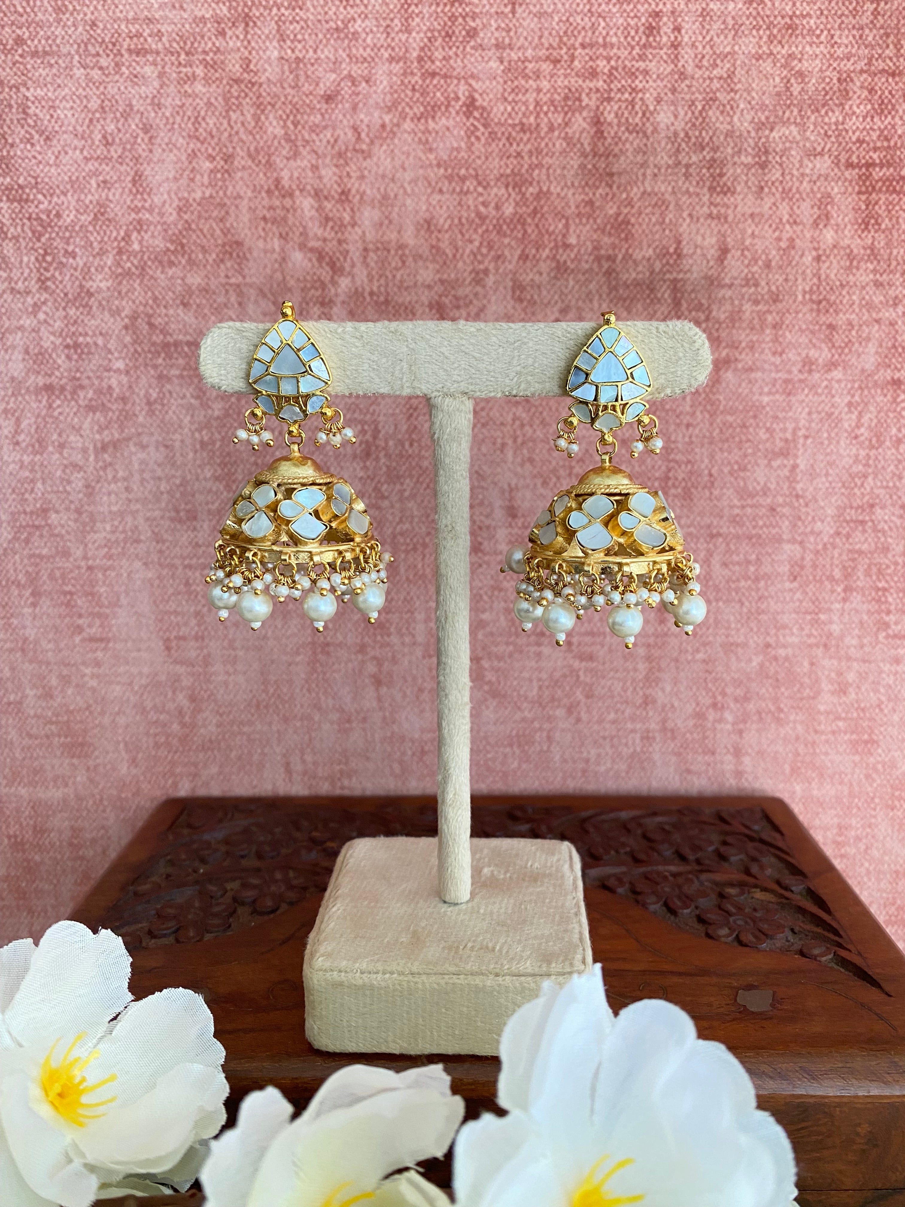 Mother Of Pearl Jhumka