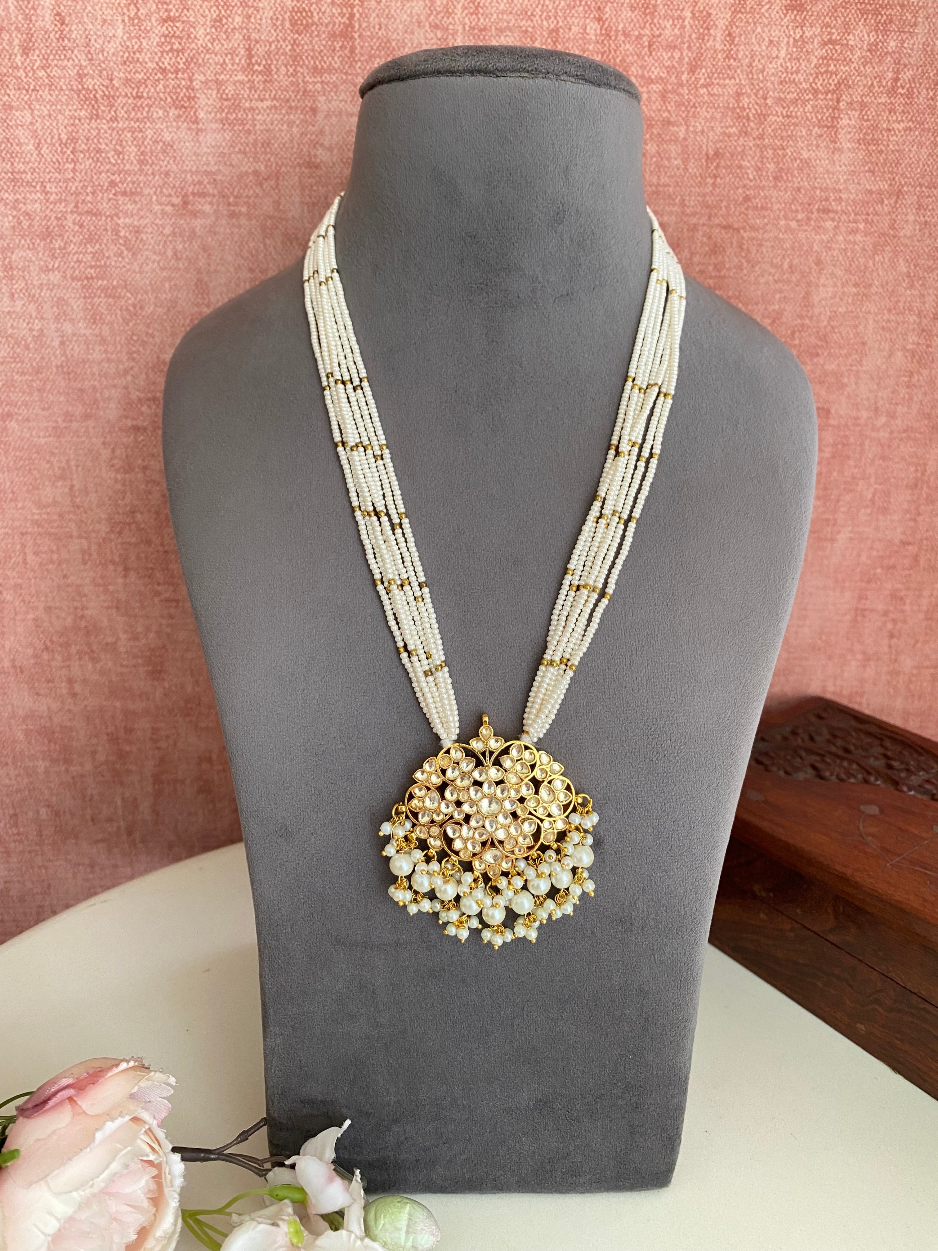 Gold Plated Kundan Necklace