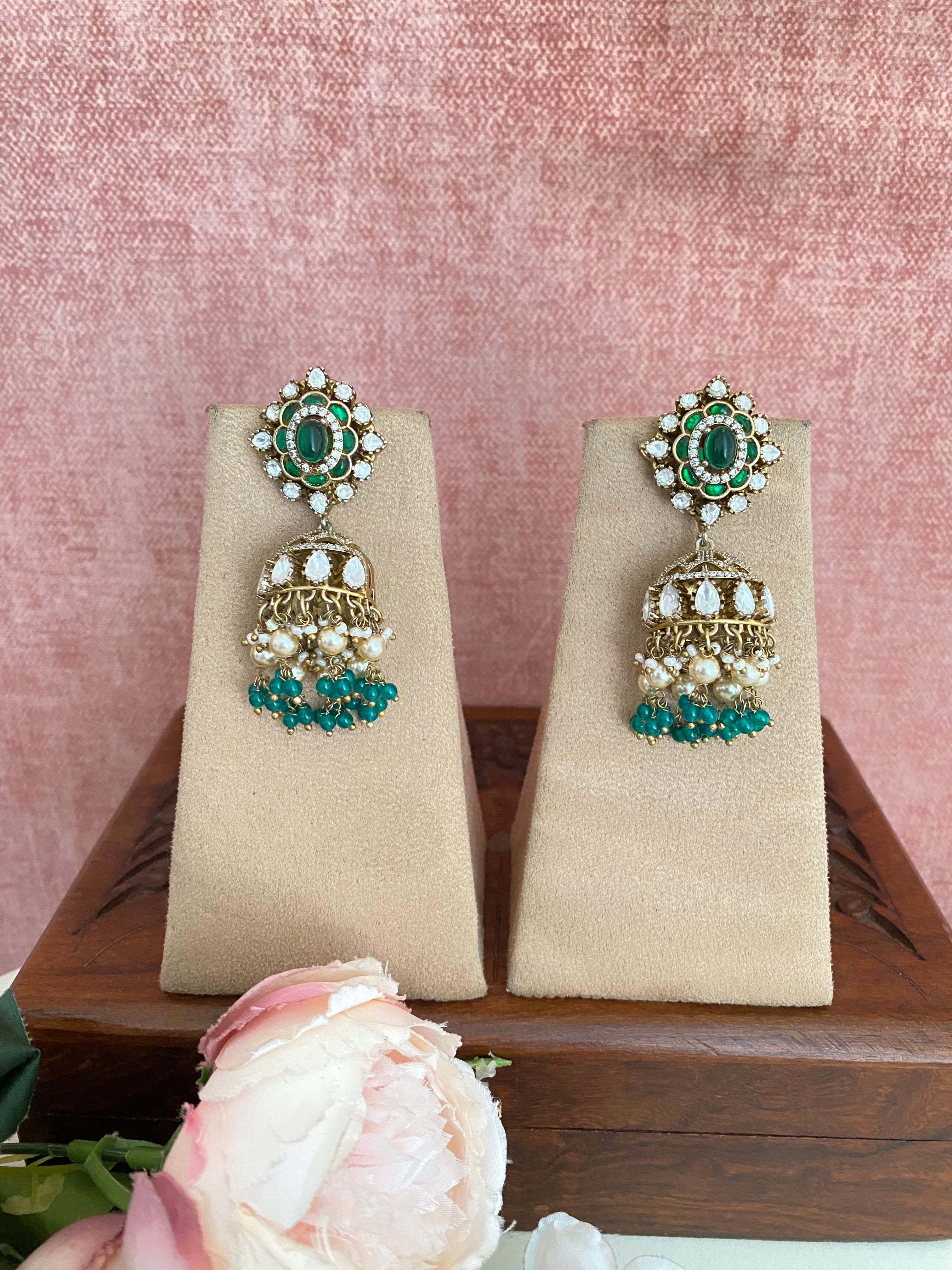 Moissanite Jhumka