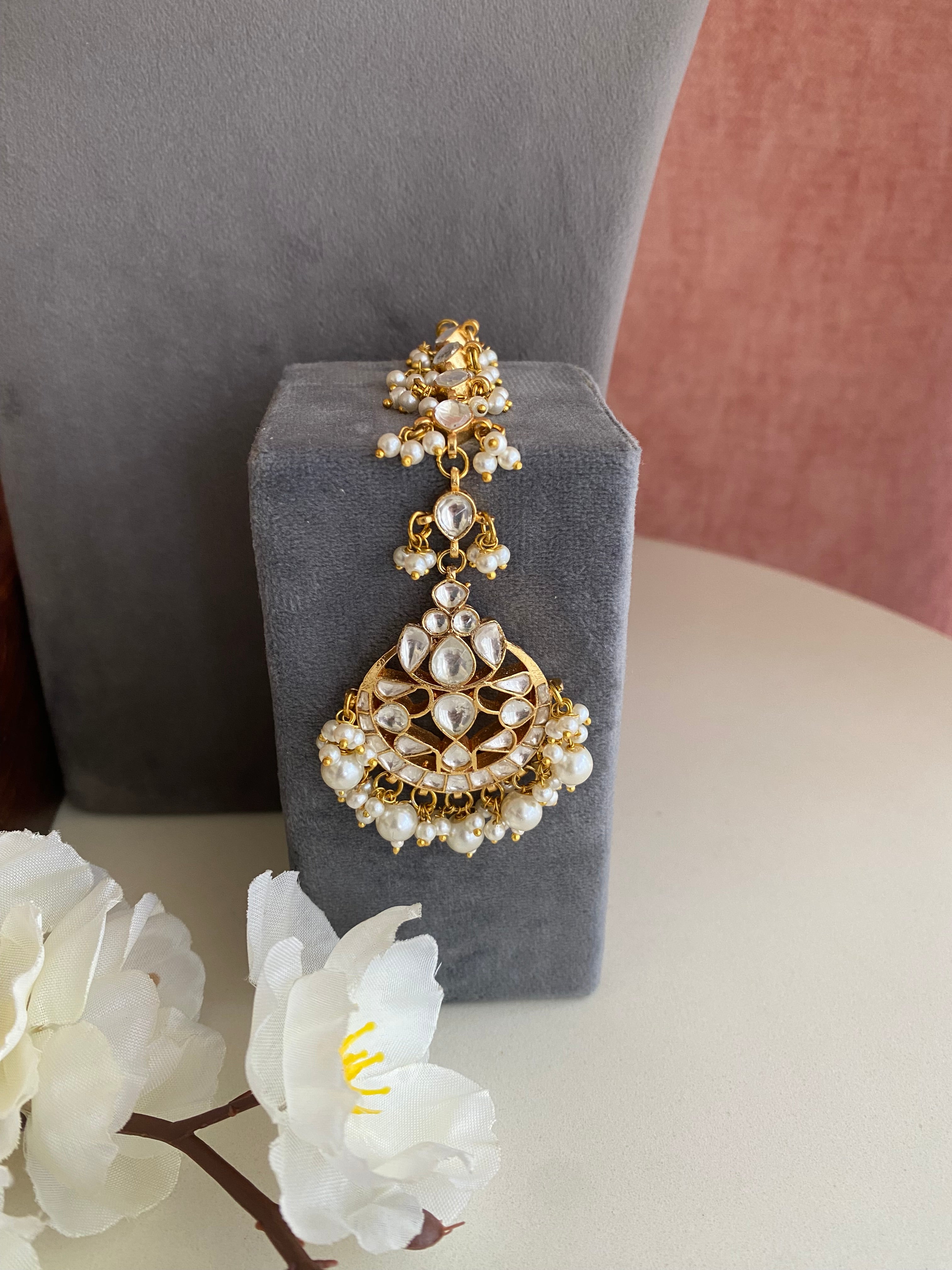 Kundan Gold plated Bridal Necklace Set