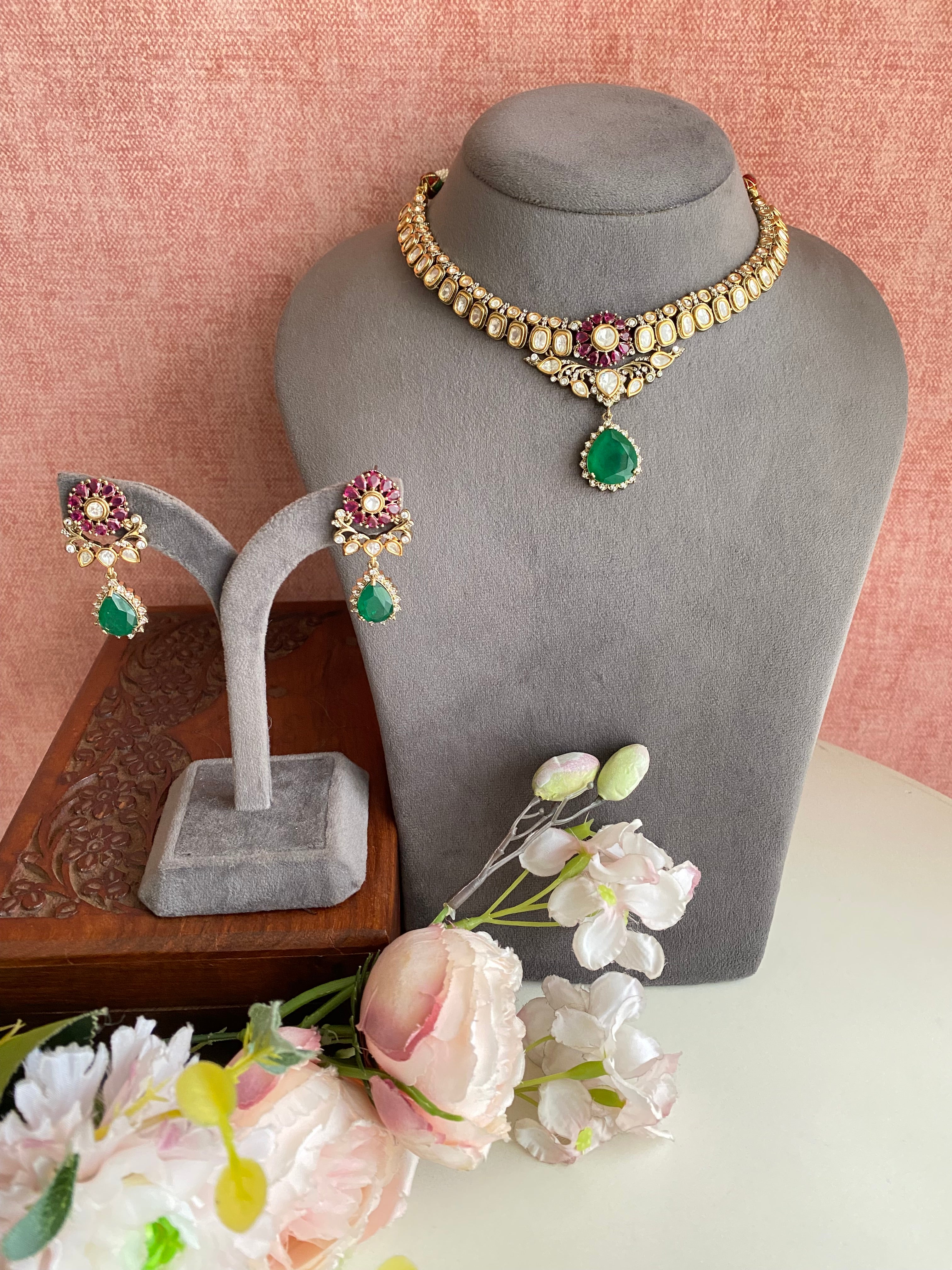 Moissanite Necklace set