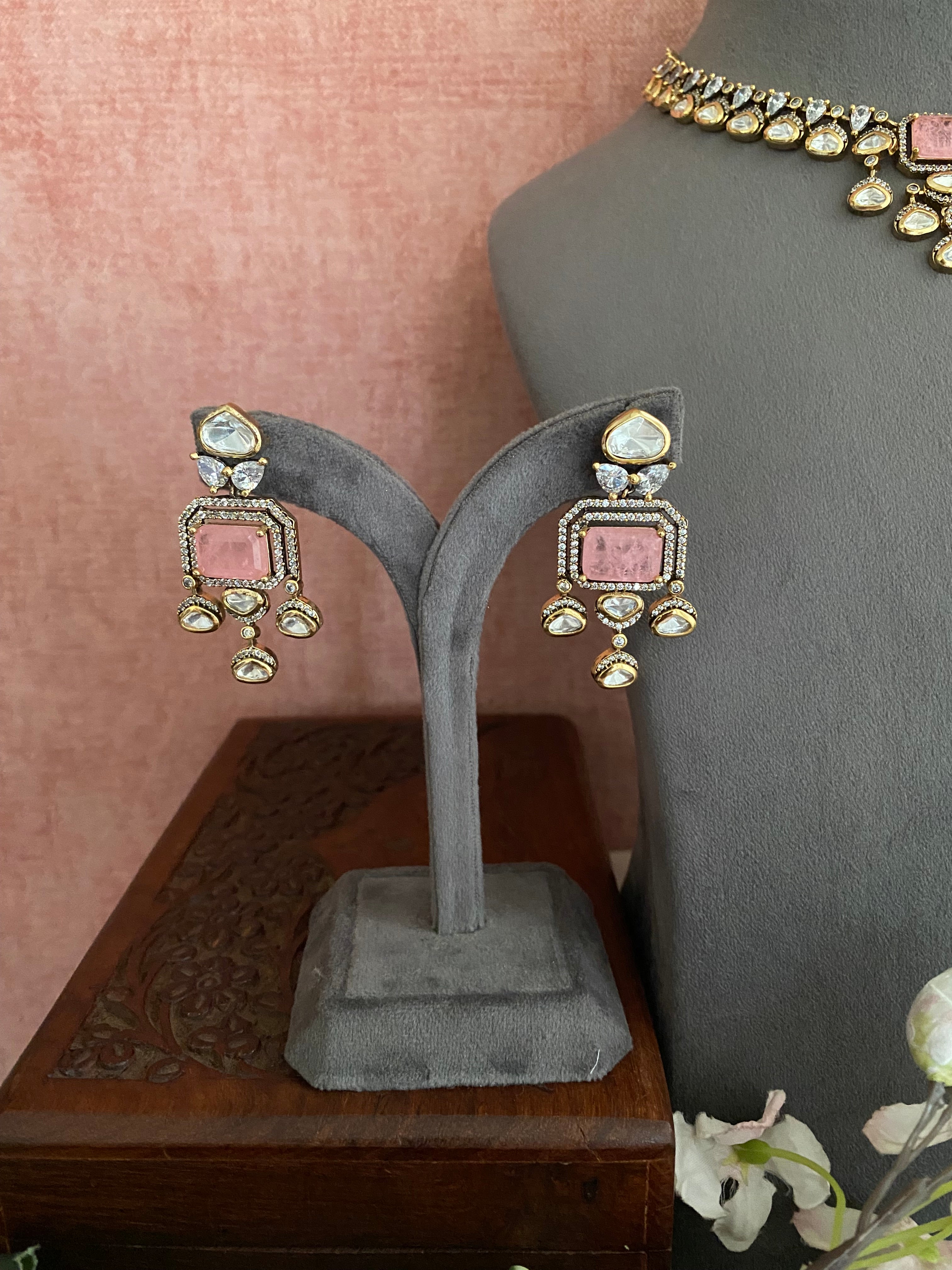 Moissanite Necklace set