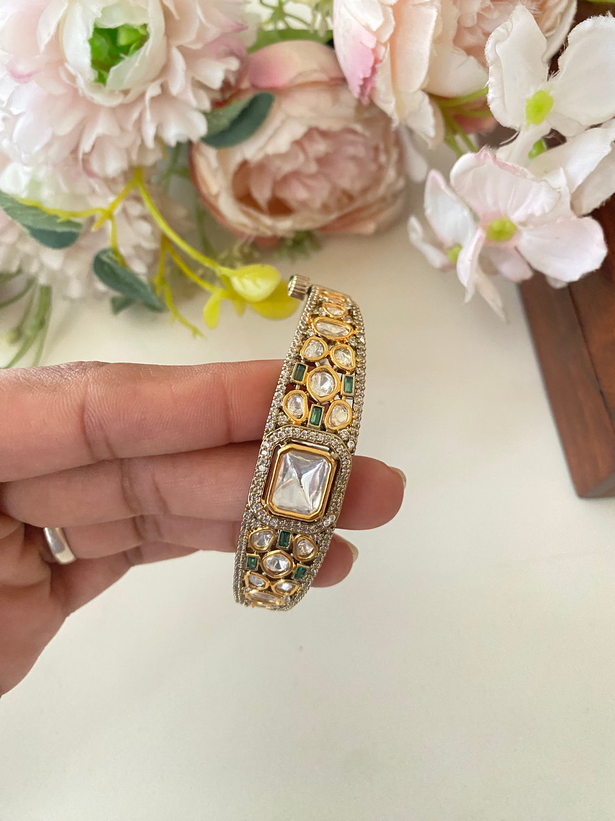 Gold plated Moissanite Bracelet
