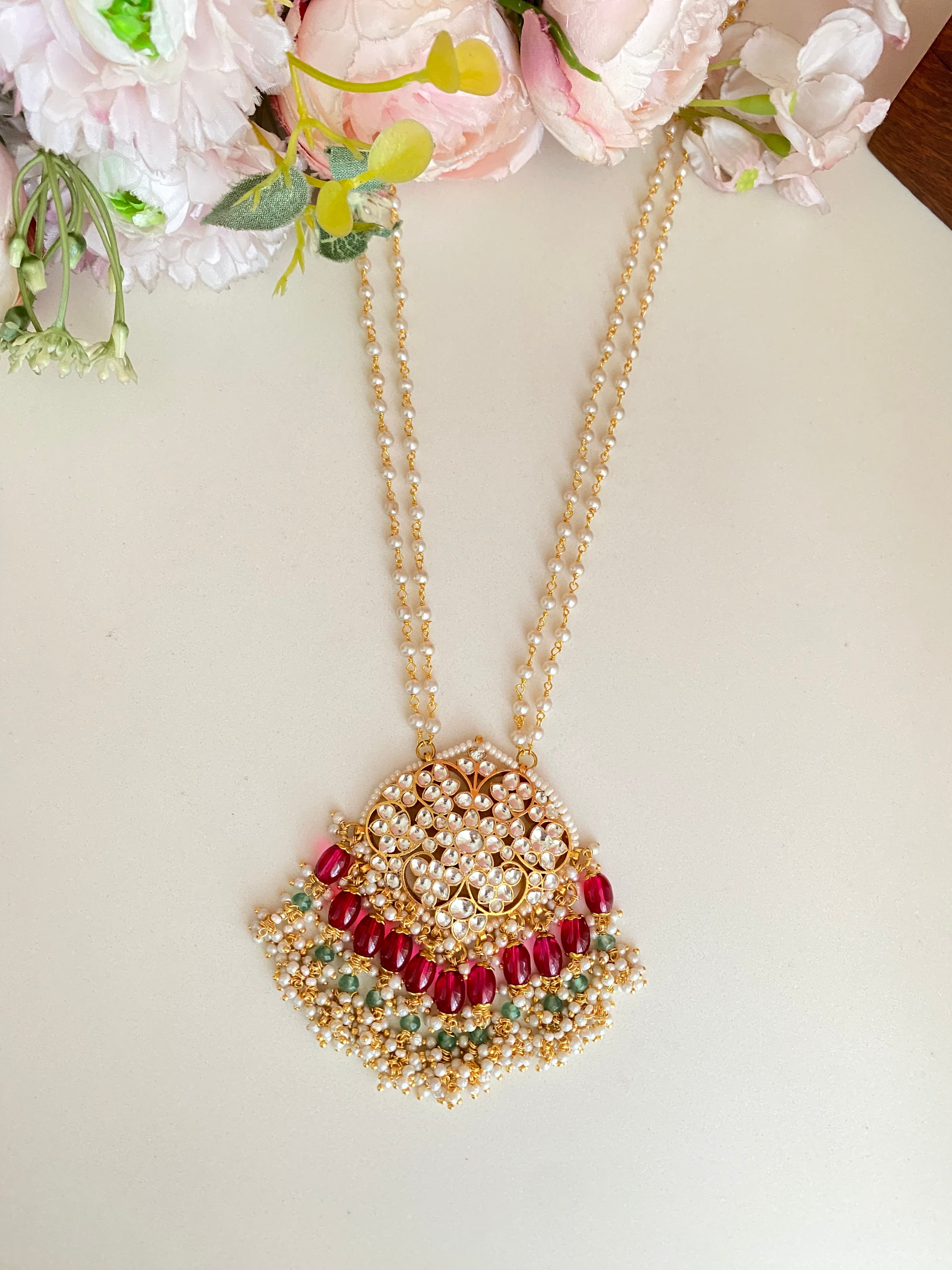 Gold Plated Kundan Necklace