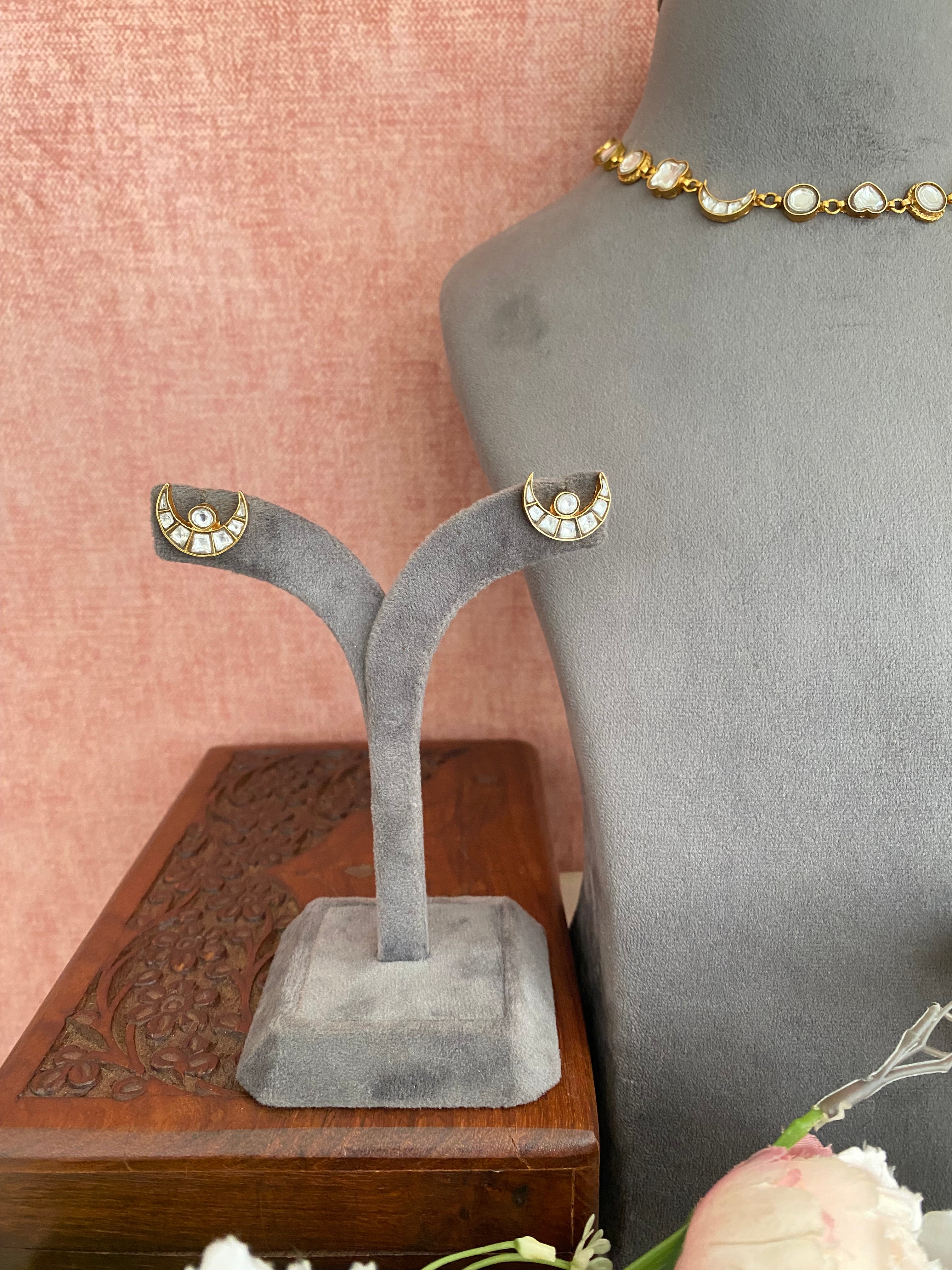 Gold plated Kundan Necklace