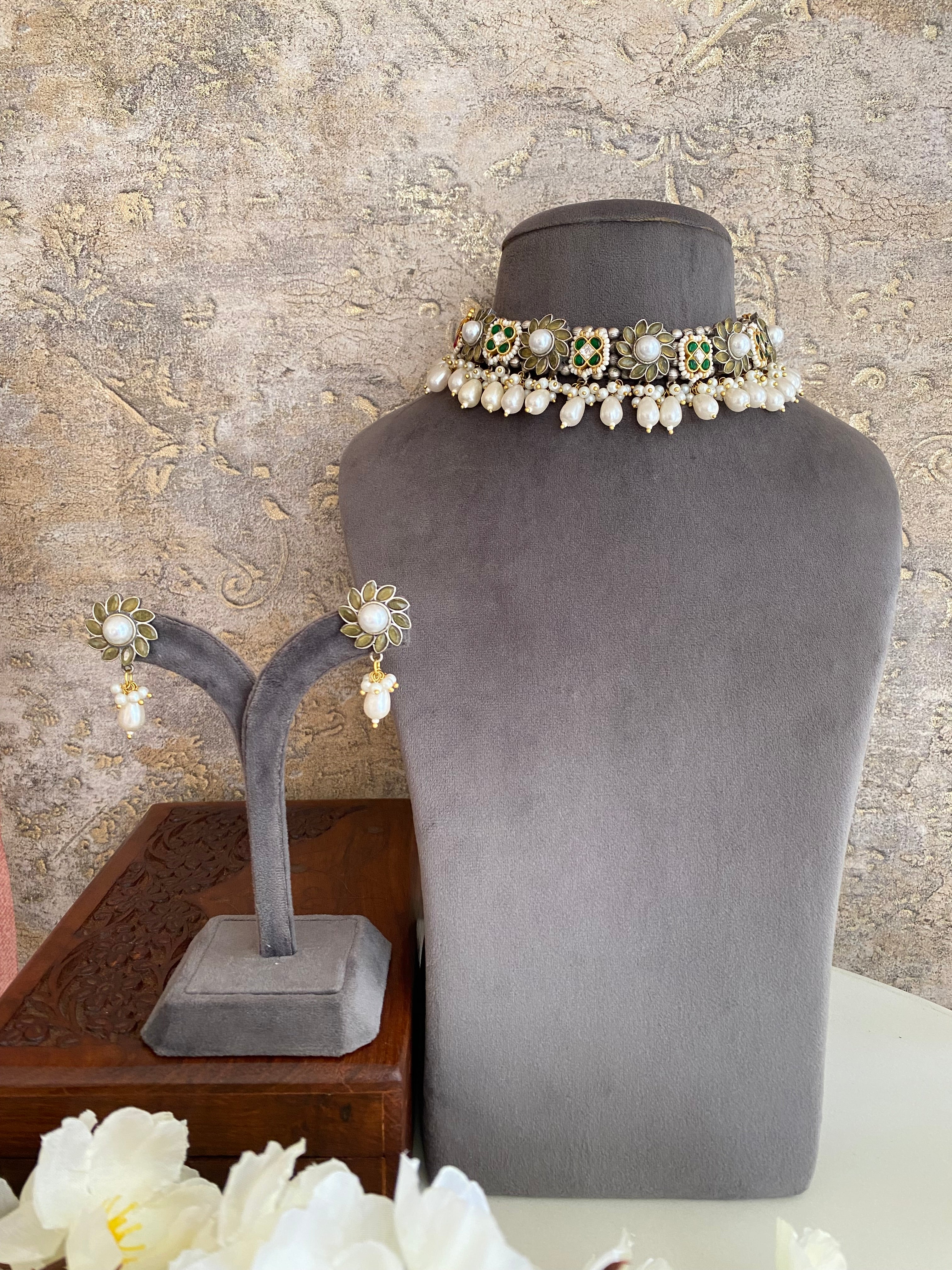 Oxidised Necklace set