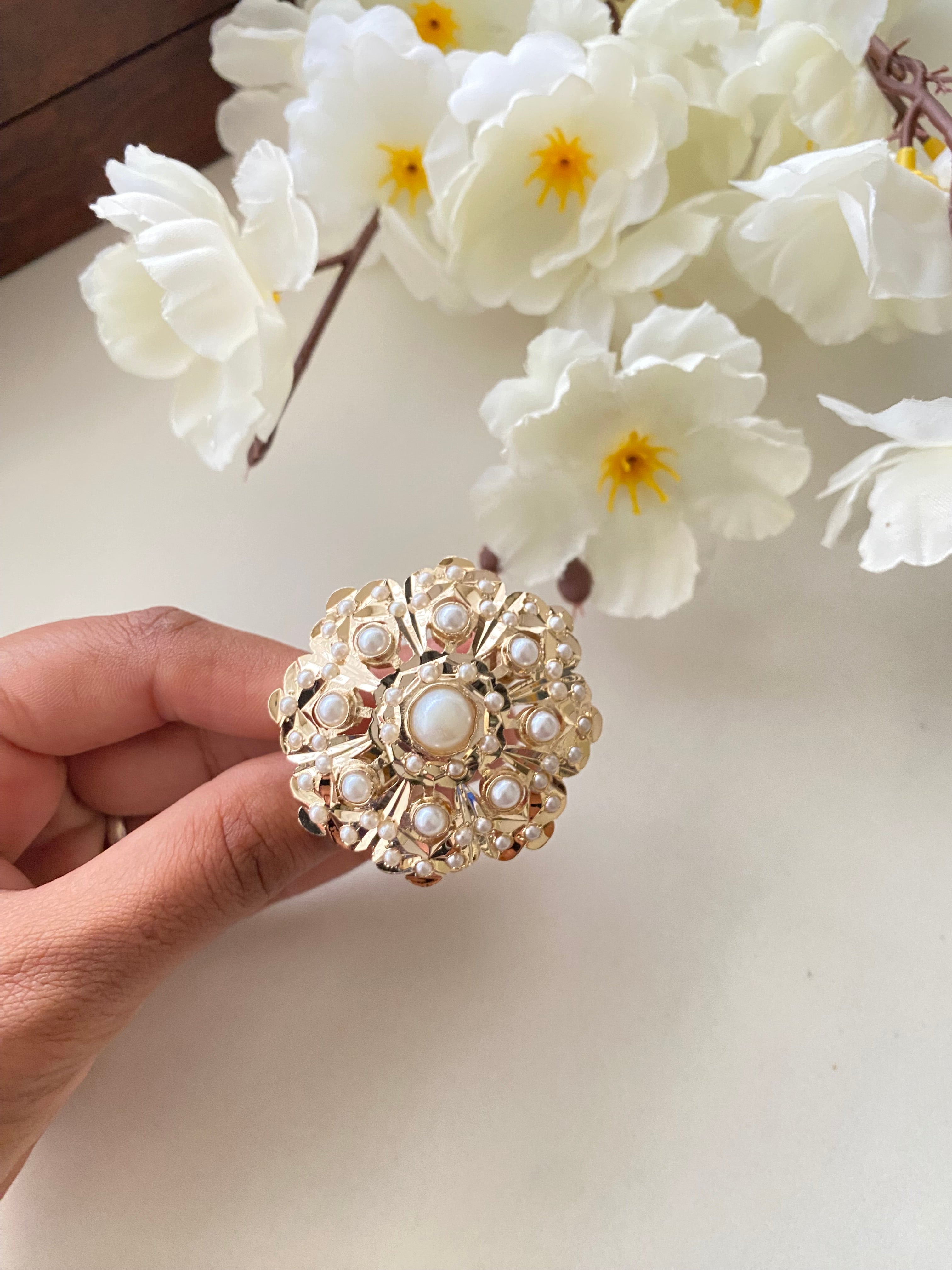 Amritsari Jadau Ring
