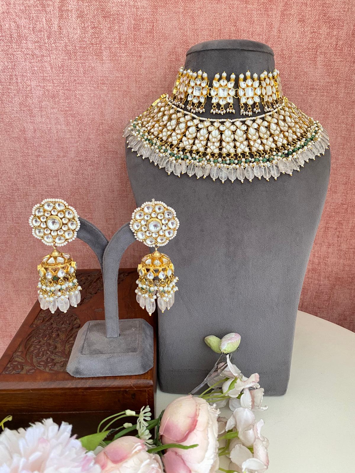 Kundan Bridal Double set