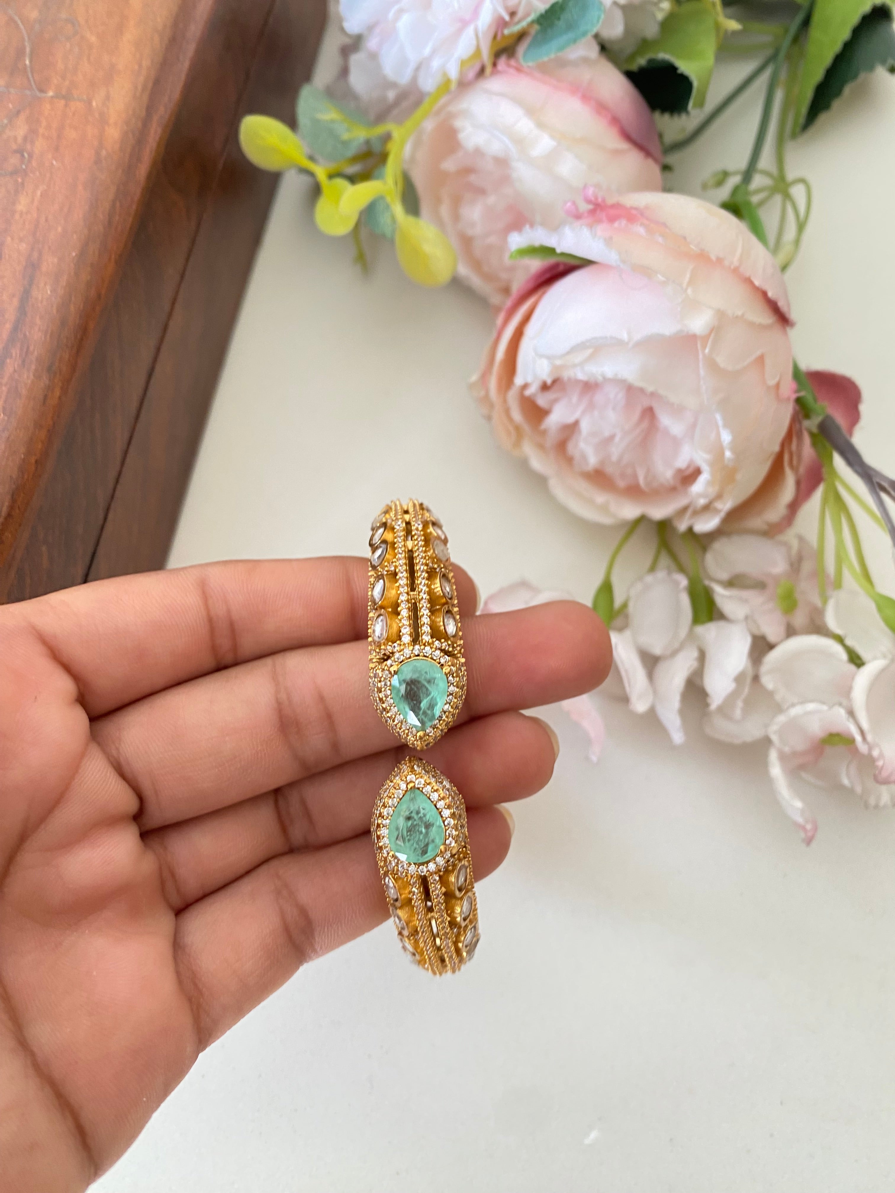 Gold plated Moissanite Bracelet