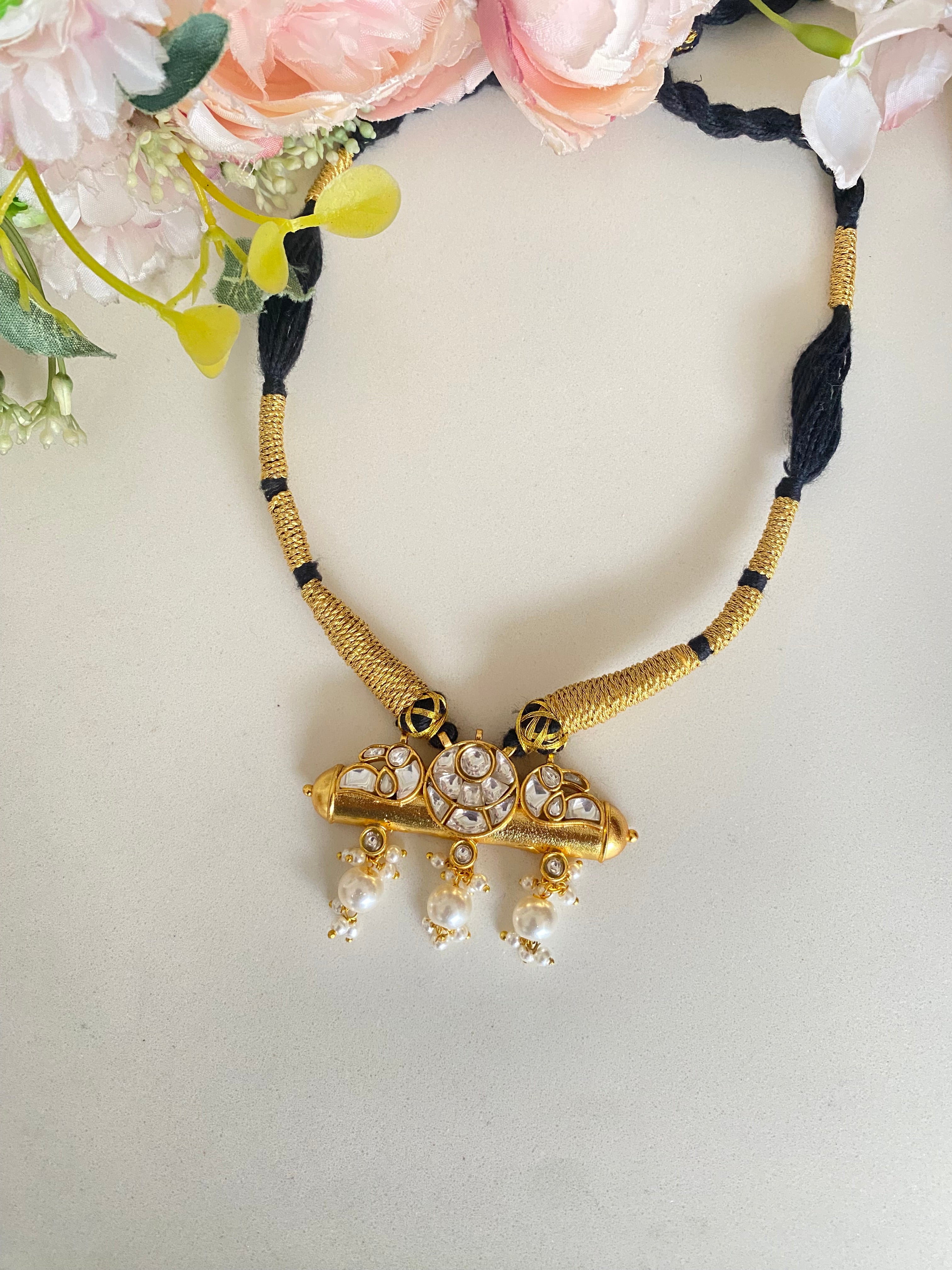 Gold plated Kundan Necklace