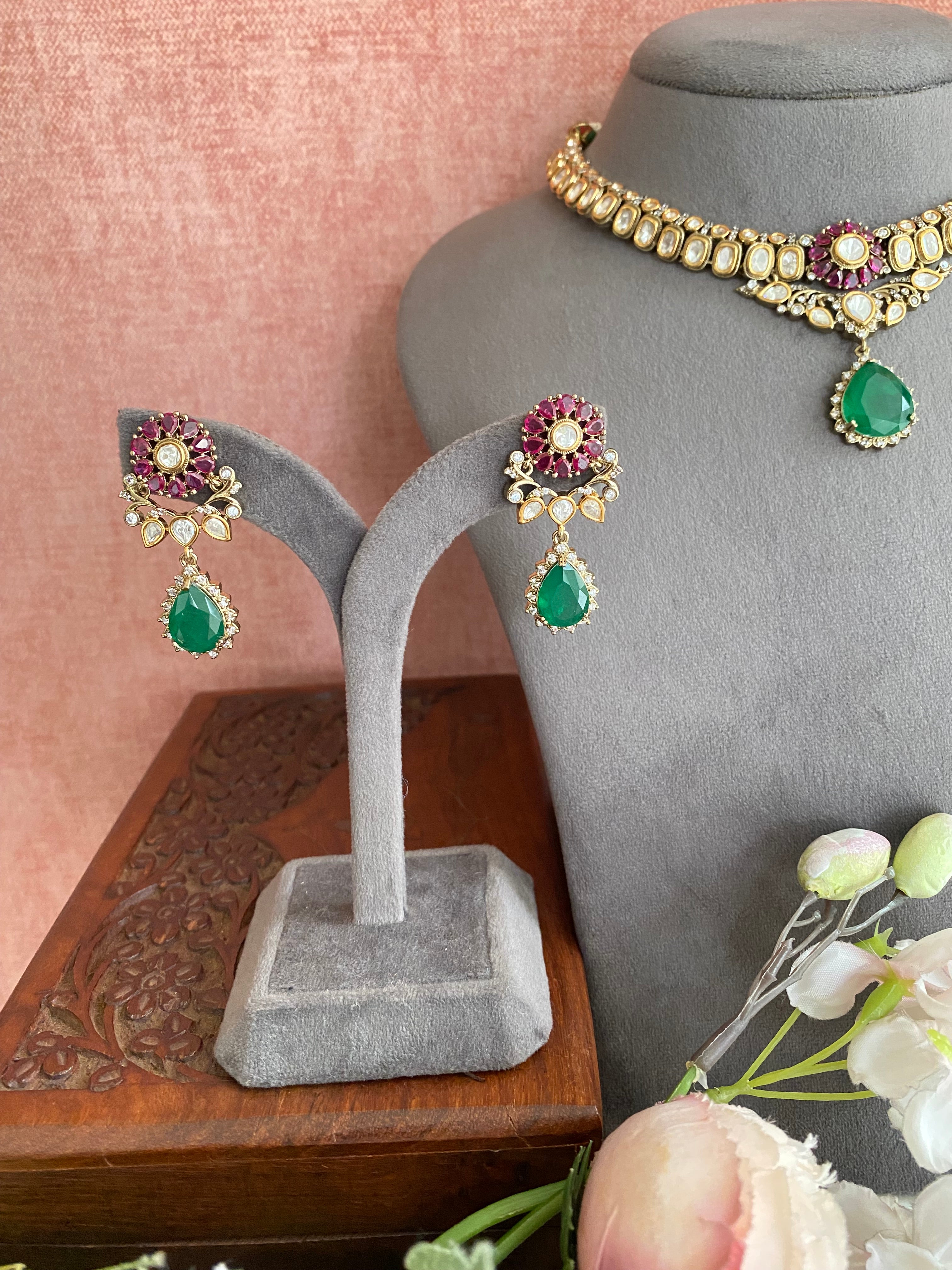 Moissanite Necklace set