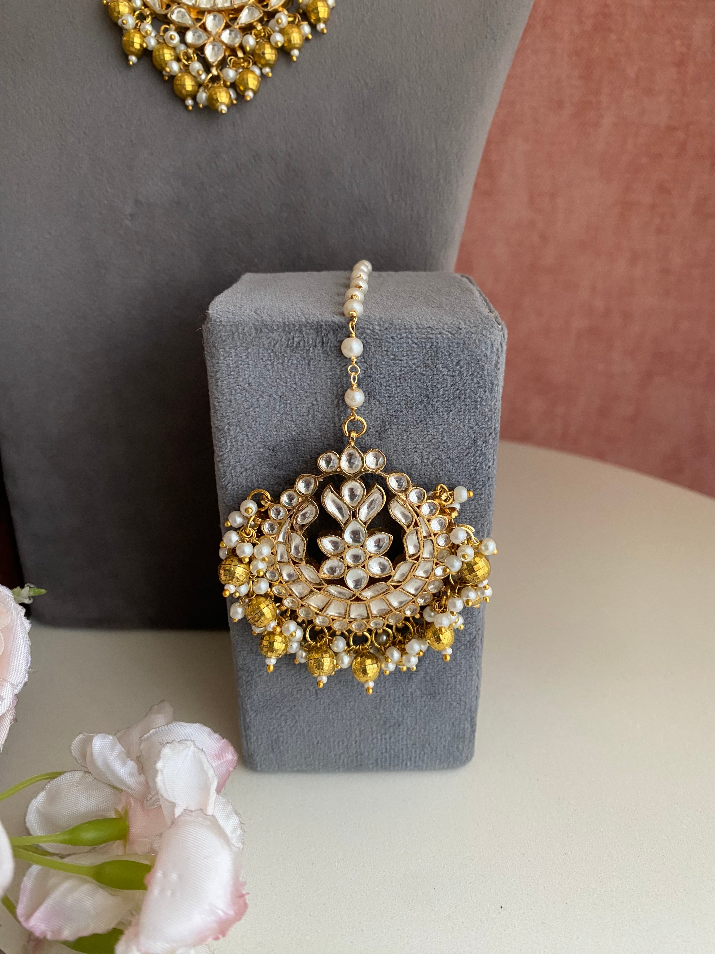 Kundan Gold plated Bridal Necklace set