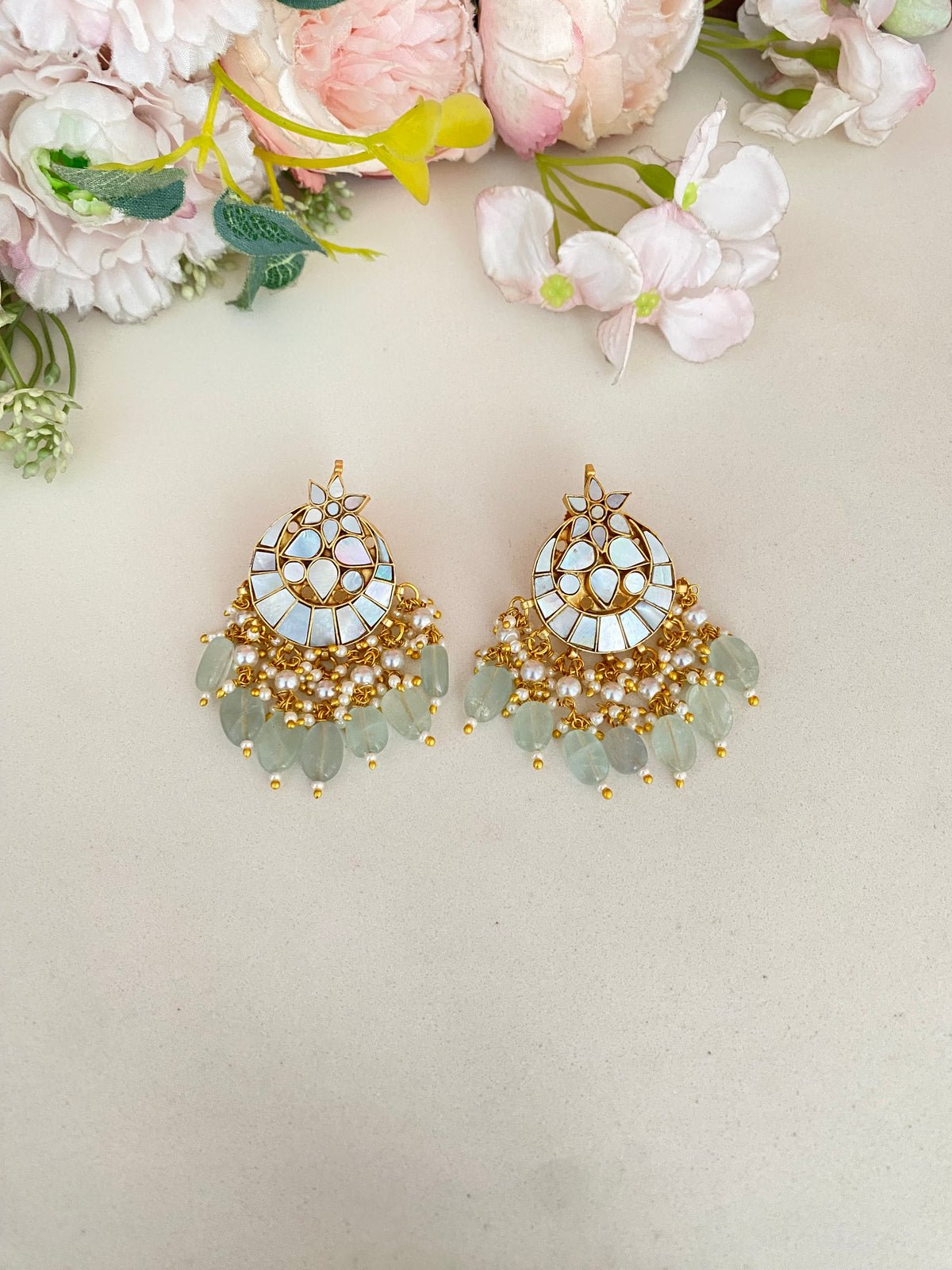 Mother of pearl studs