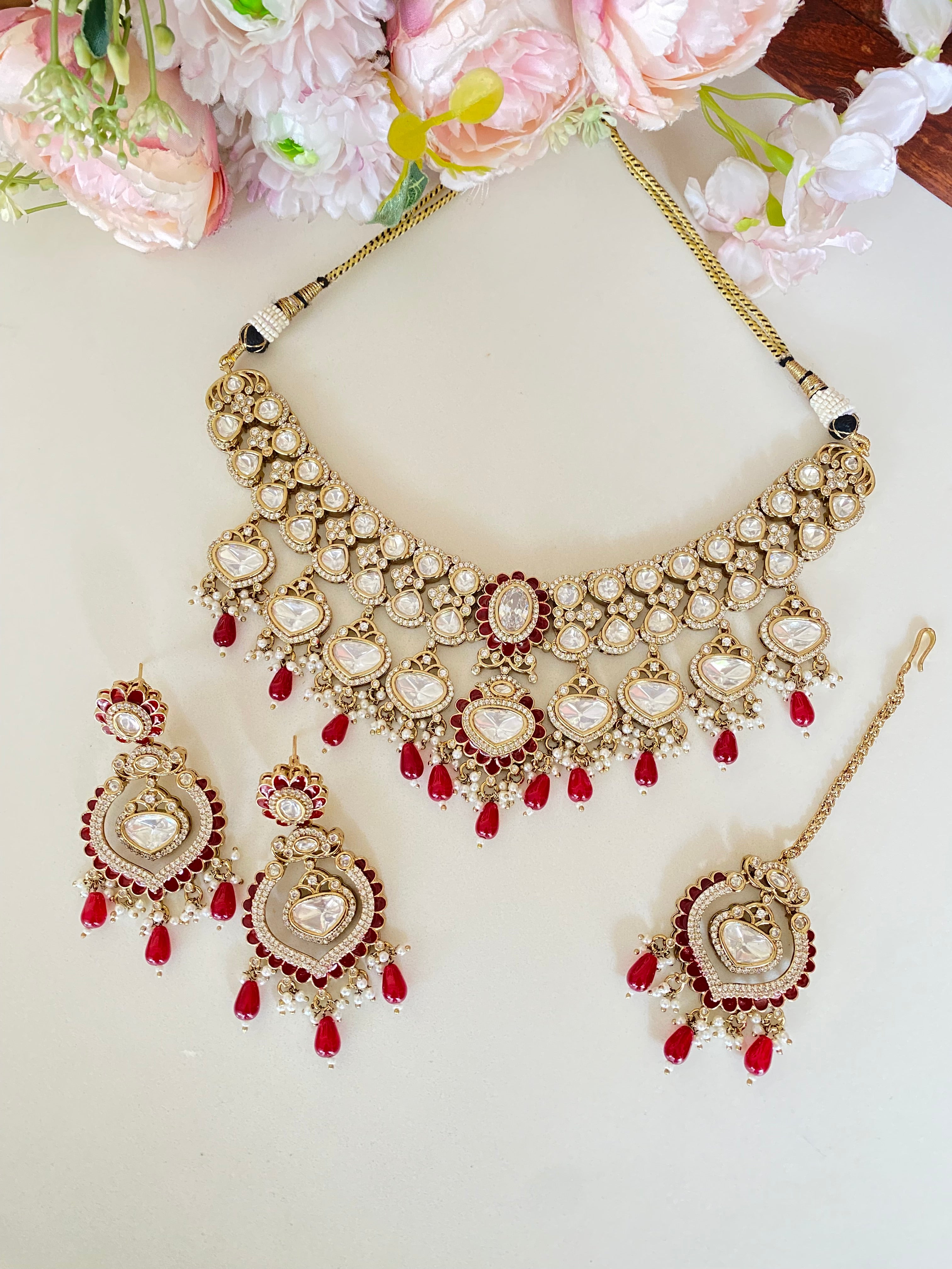Moissanite Necklace set
