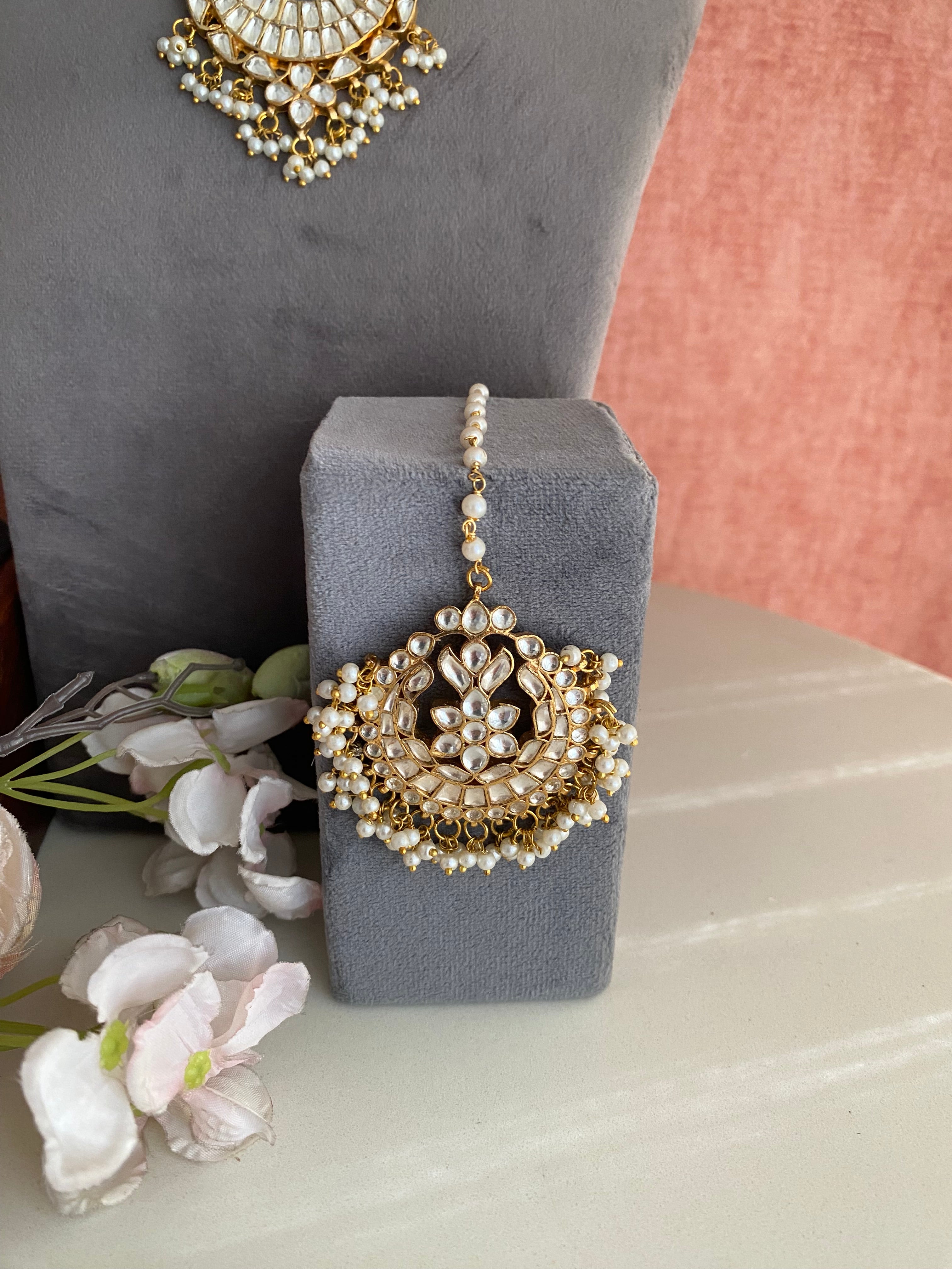 Kundan Gold plated Bridal Necklace set