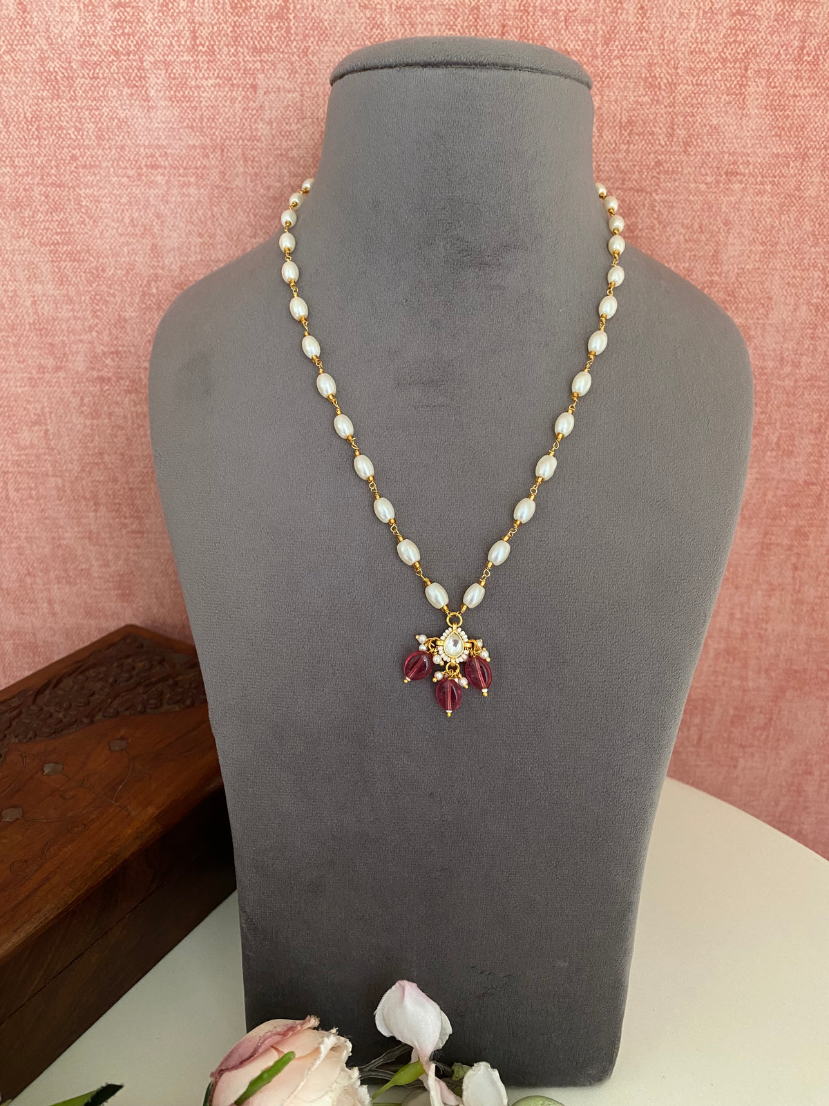 Gold Plated Kundan Necklace