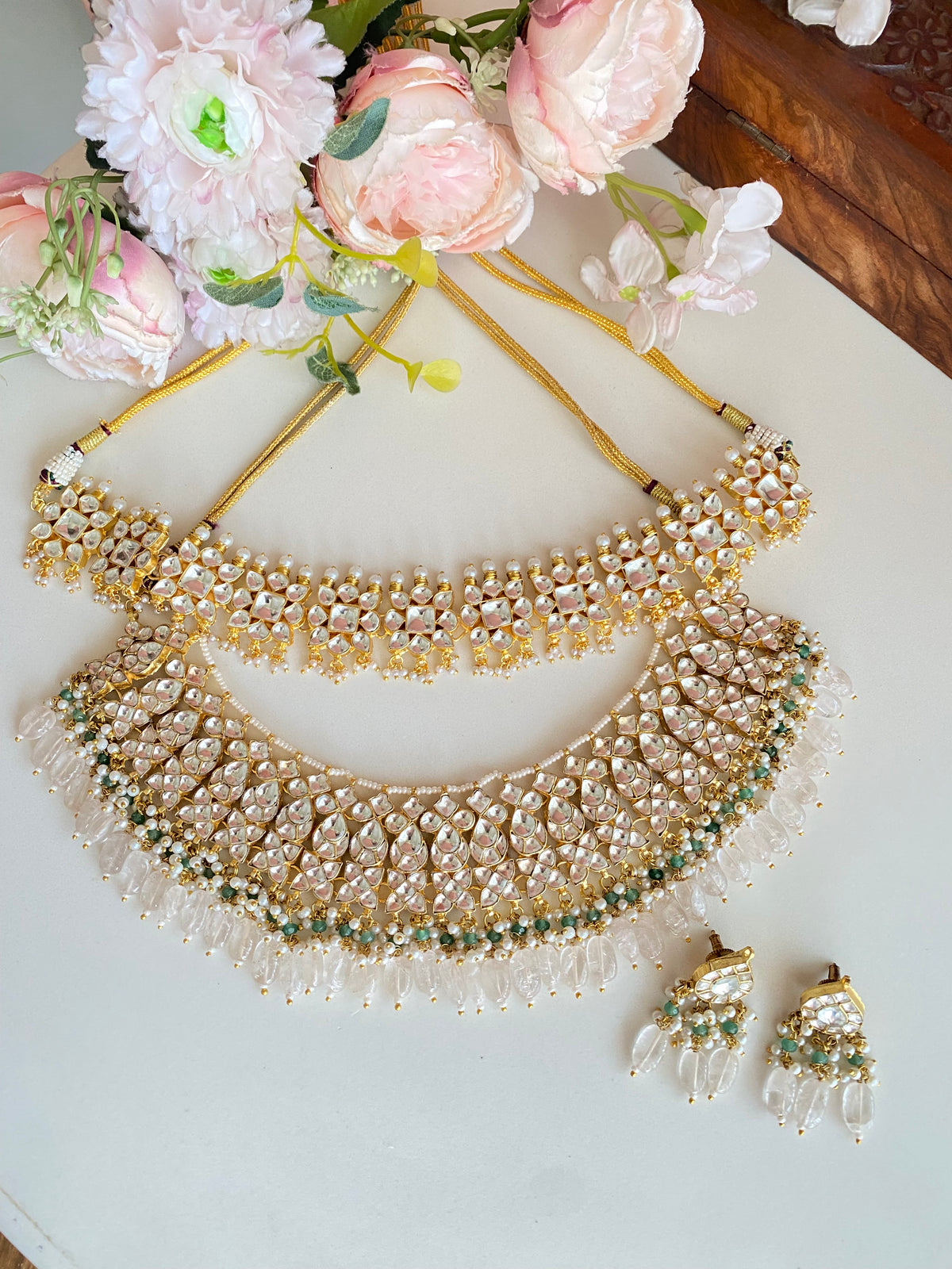 Kundan Bridal Double set