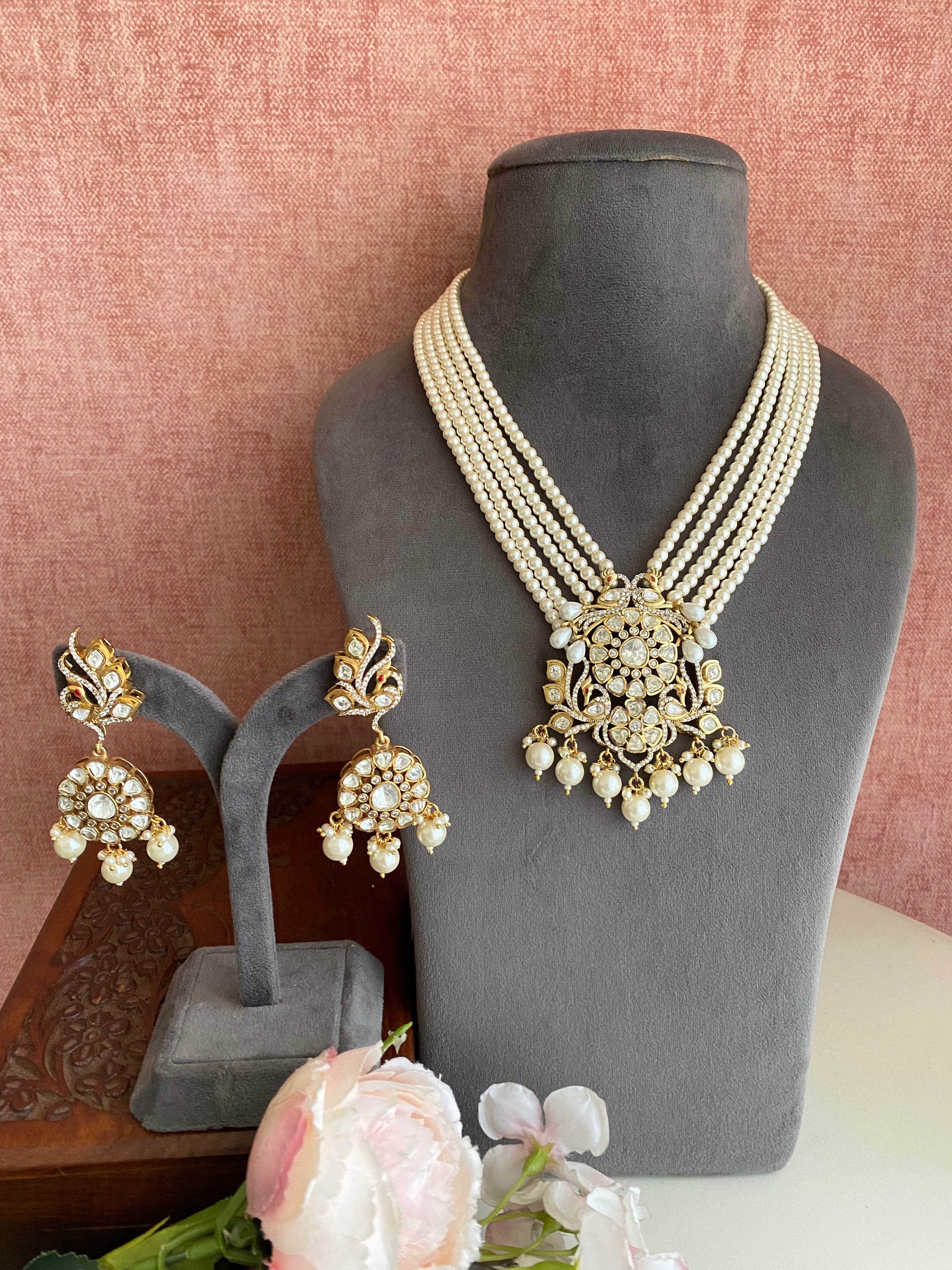 Moissanite Necklace Set