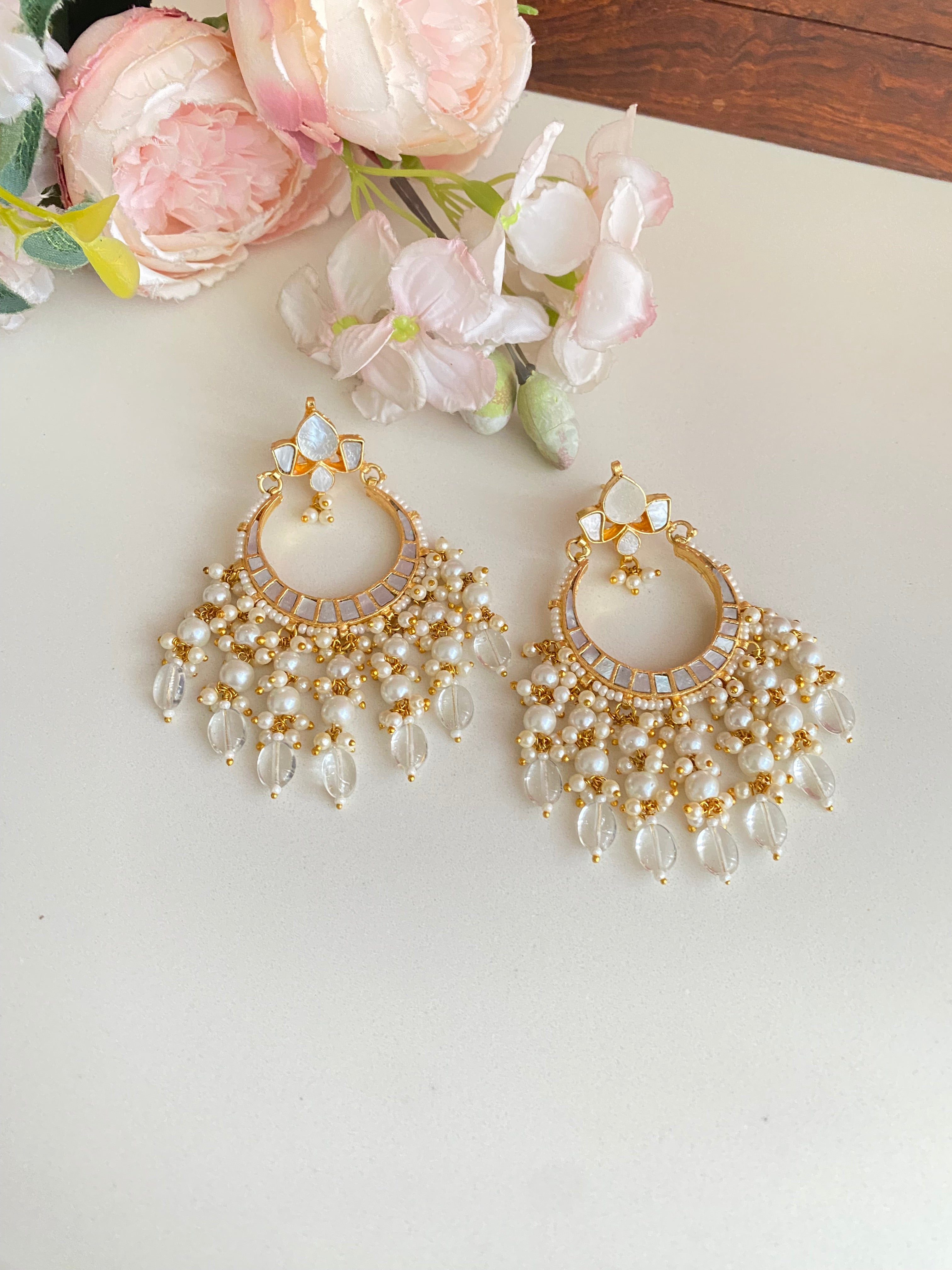 Mother of pearl earrings