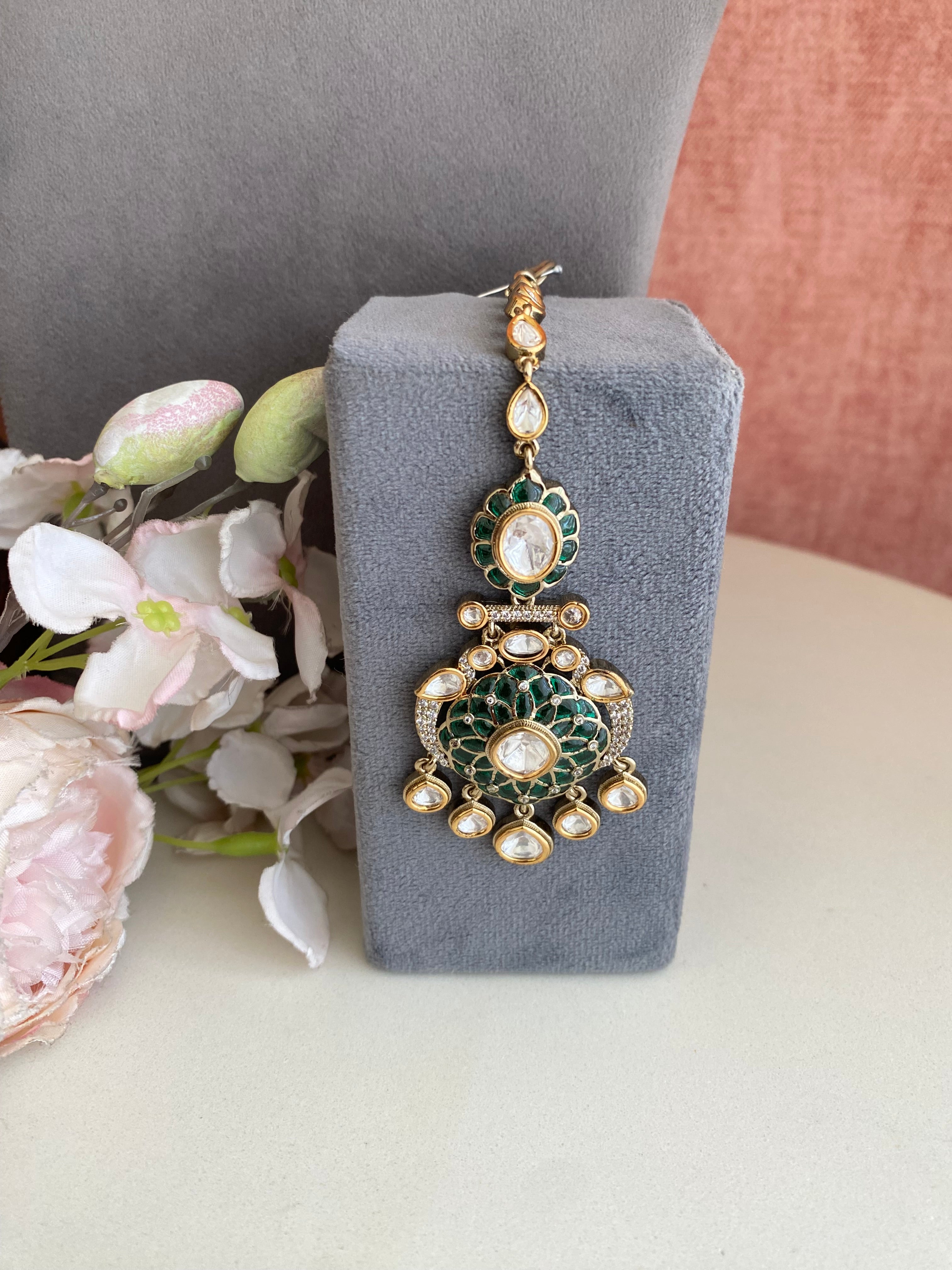 Moissanite Bridal Necklace Set
