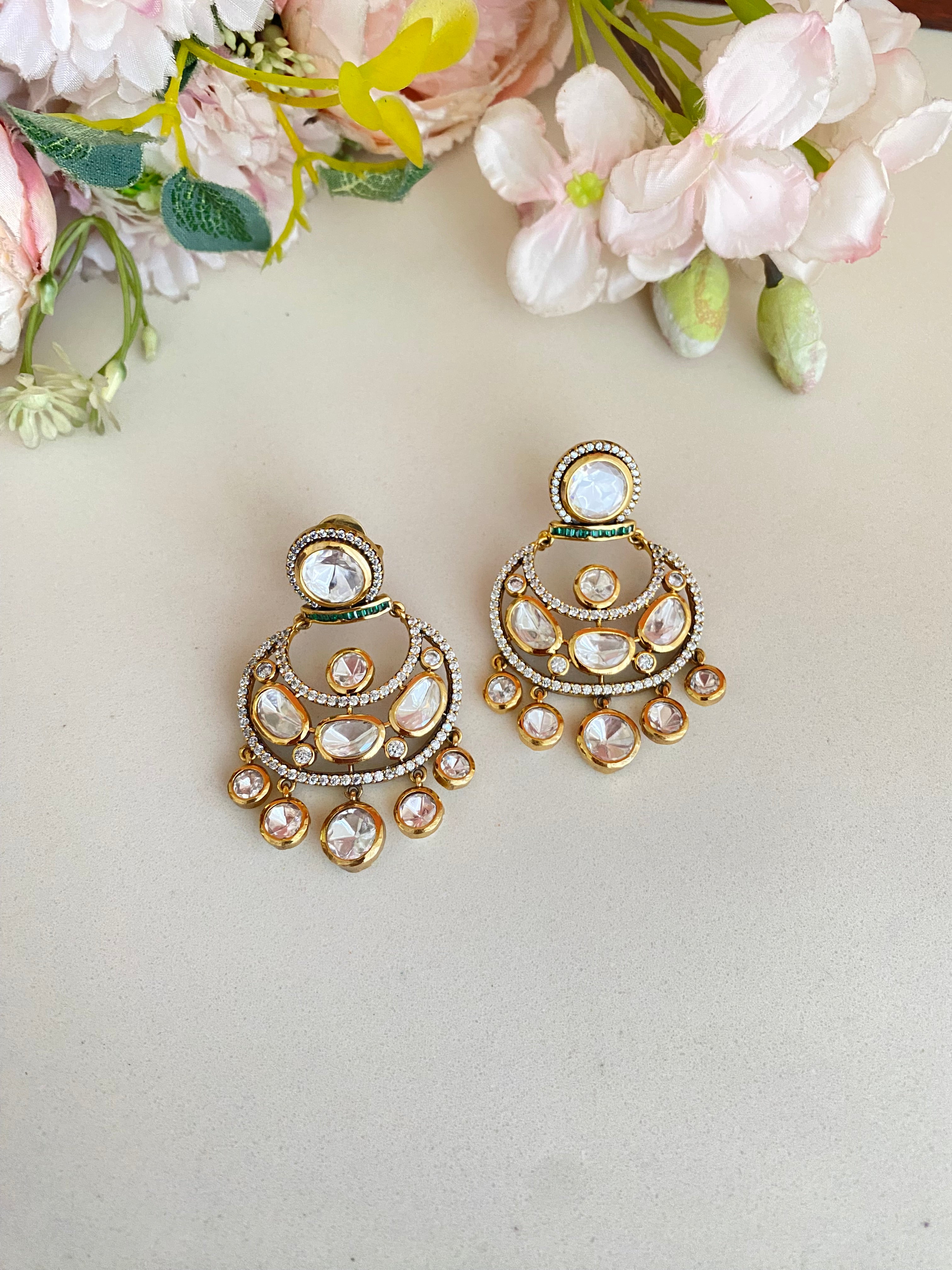 Moissanite Chandbaali