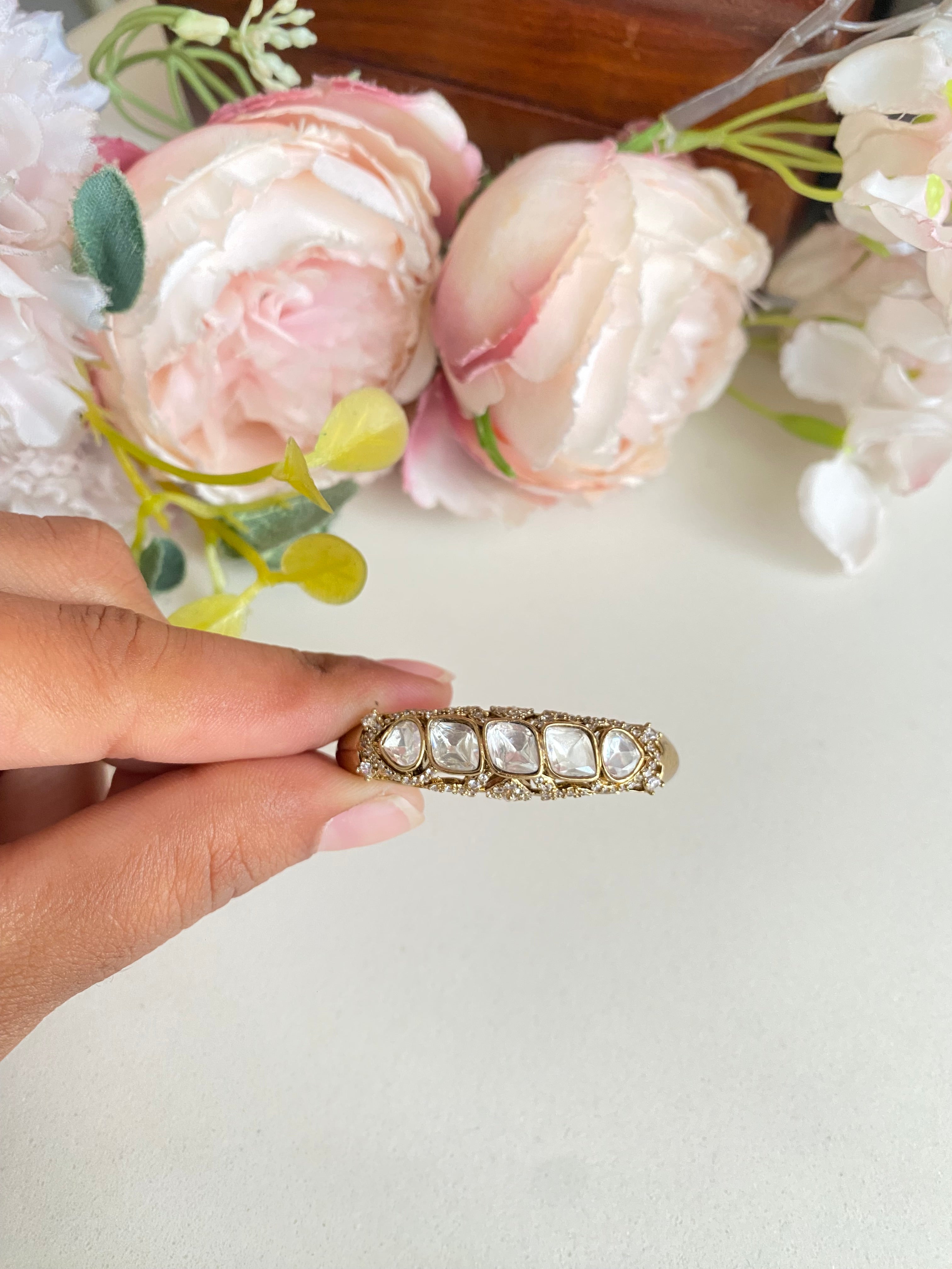Double Finger Moissanite Ring