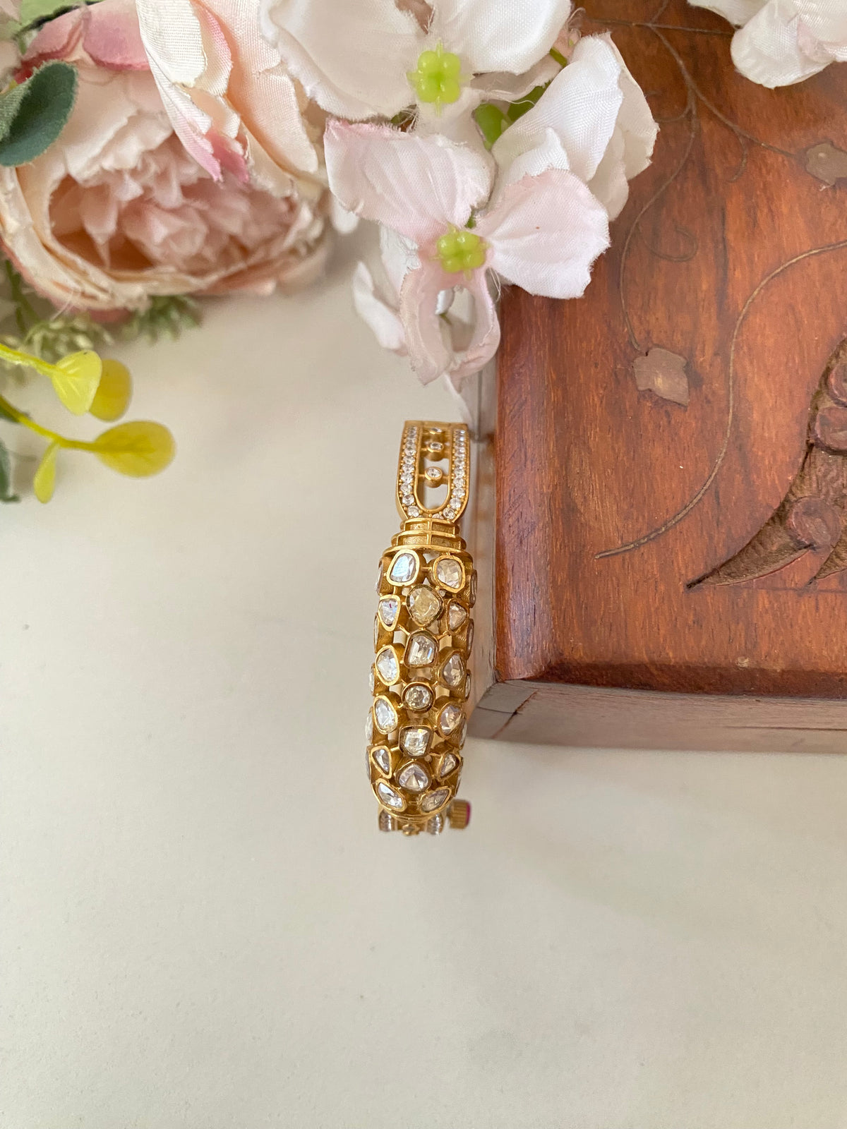Gold plated Moissanite Bracelet