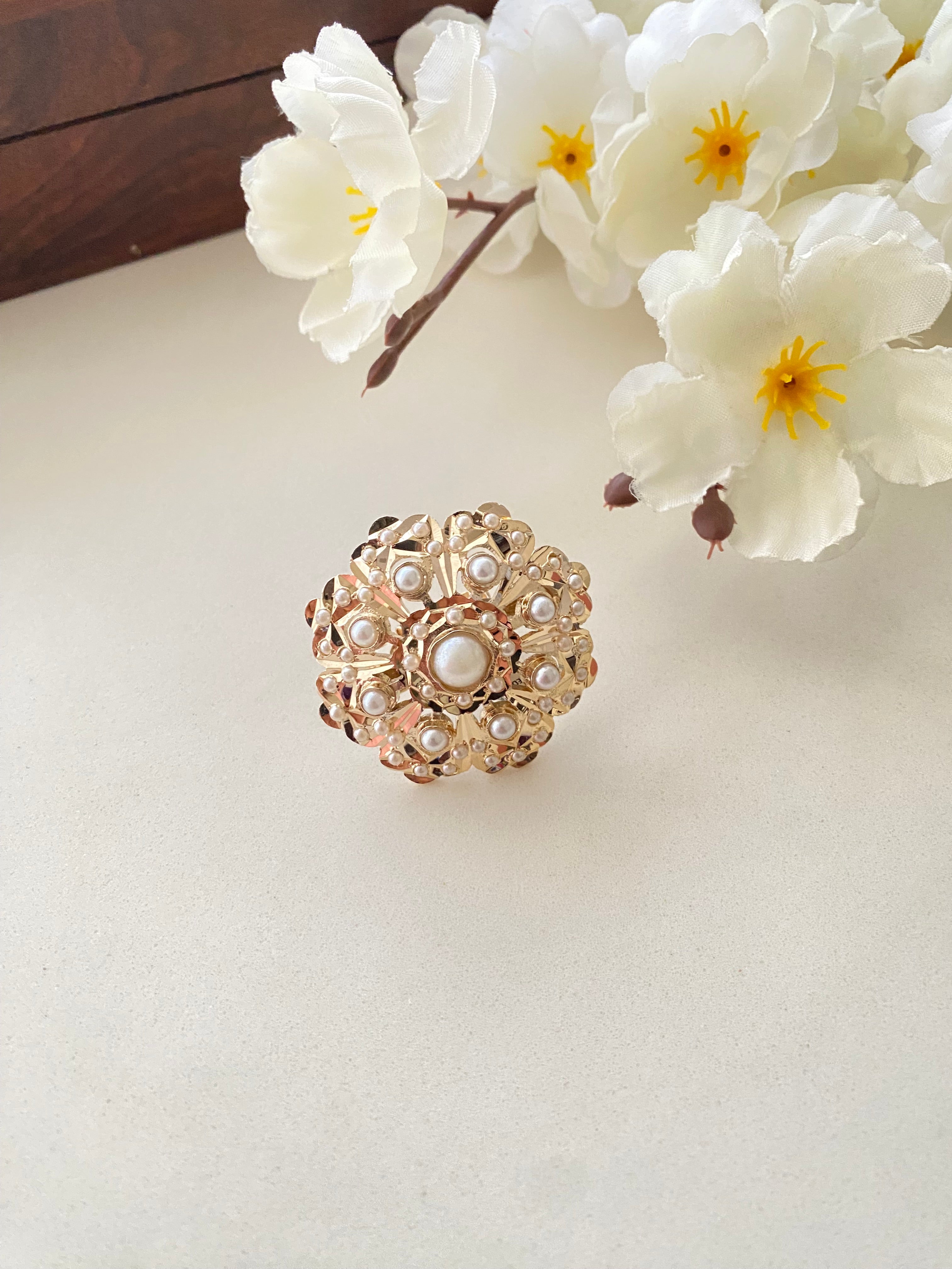 Amritsari Jadau Ring