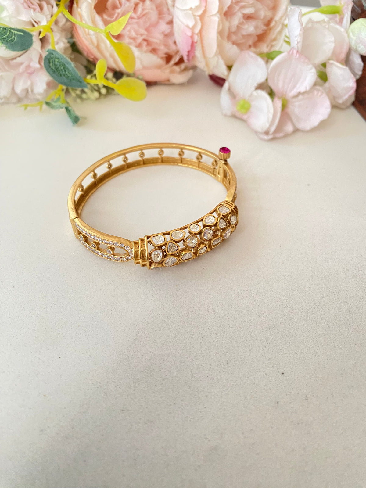 Gold plated Moissanite Bracelet