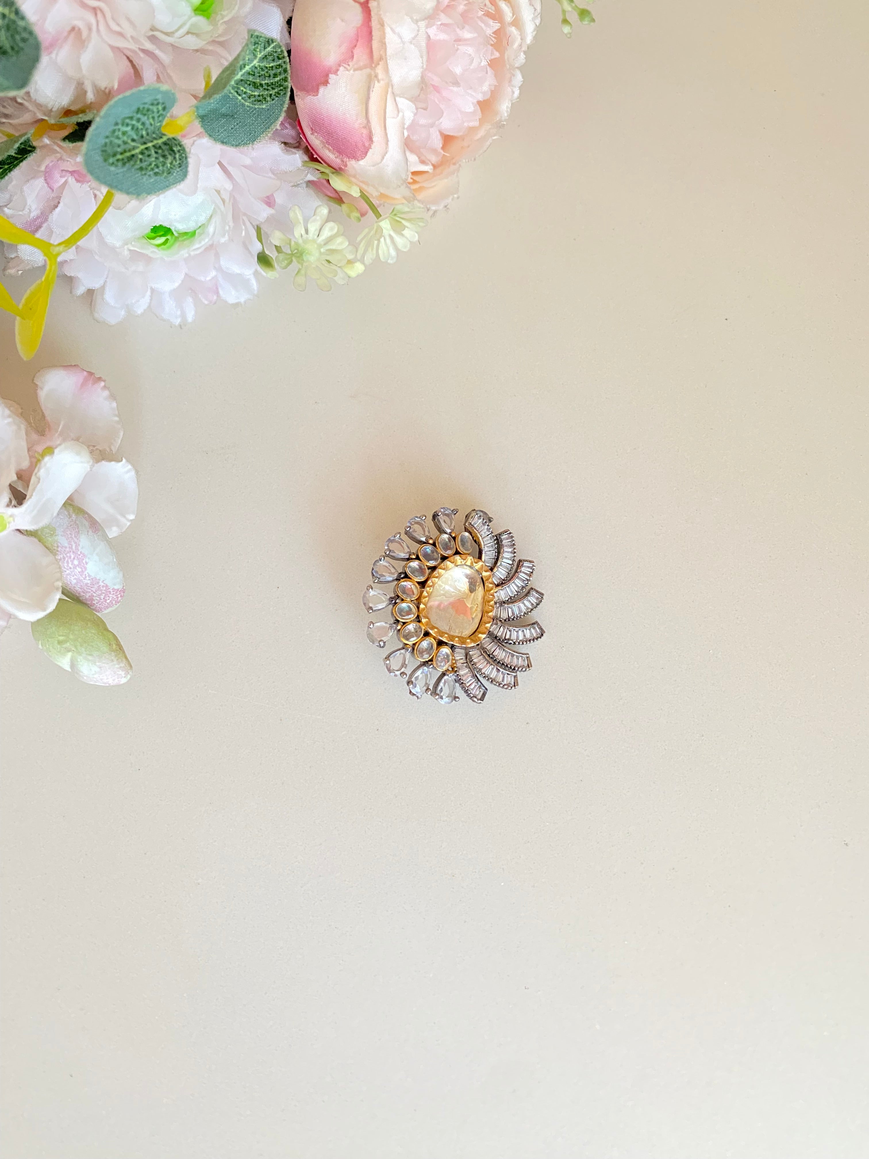 Gold Plated braid pin