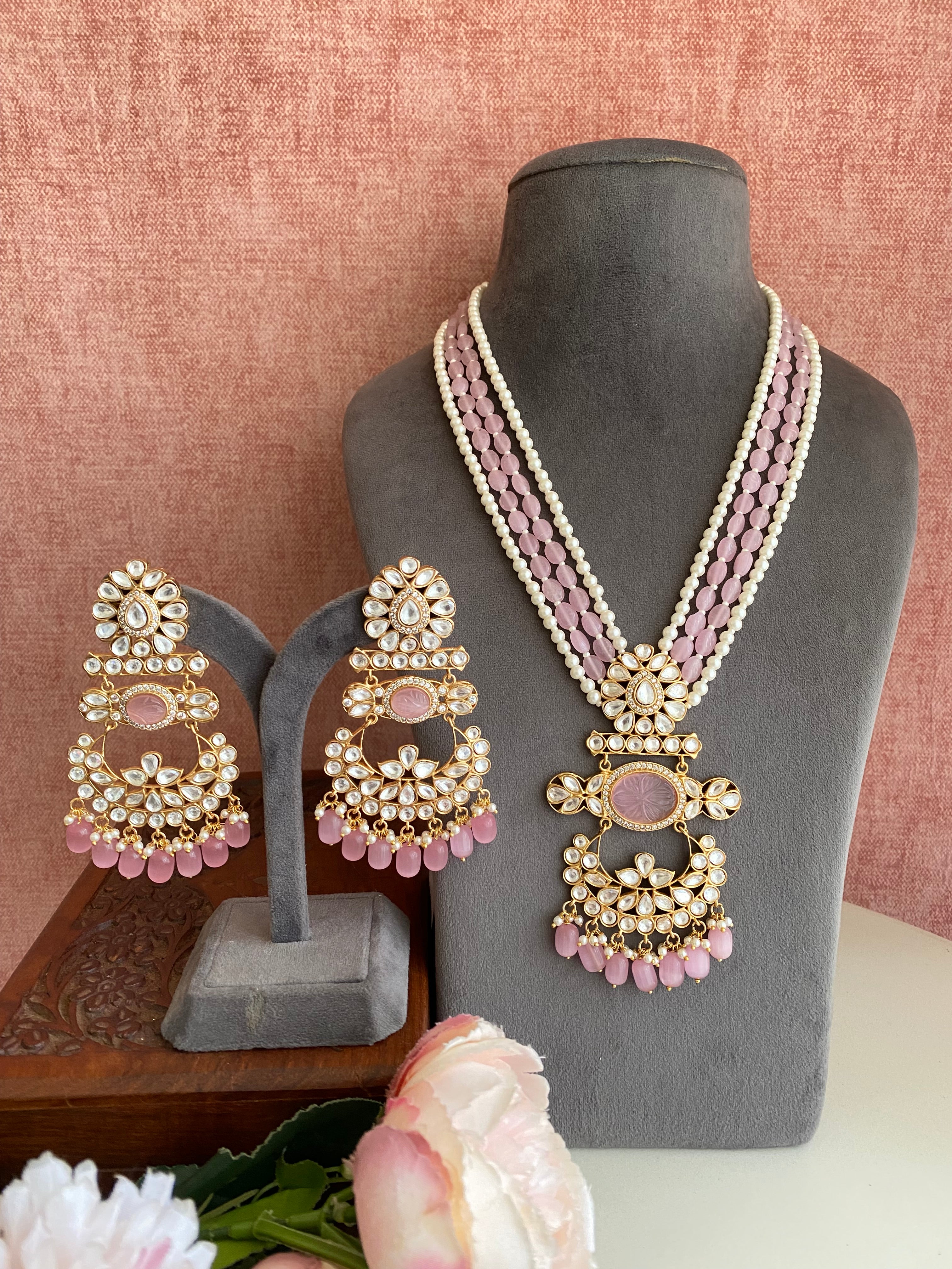 Moissanite Necklace Set