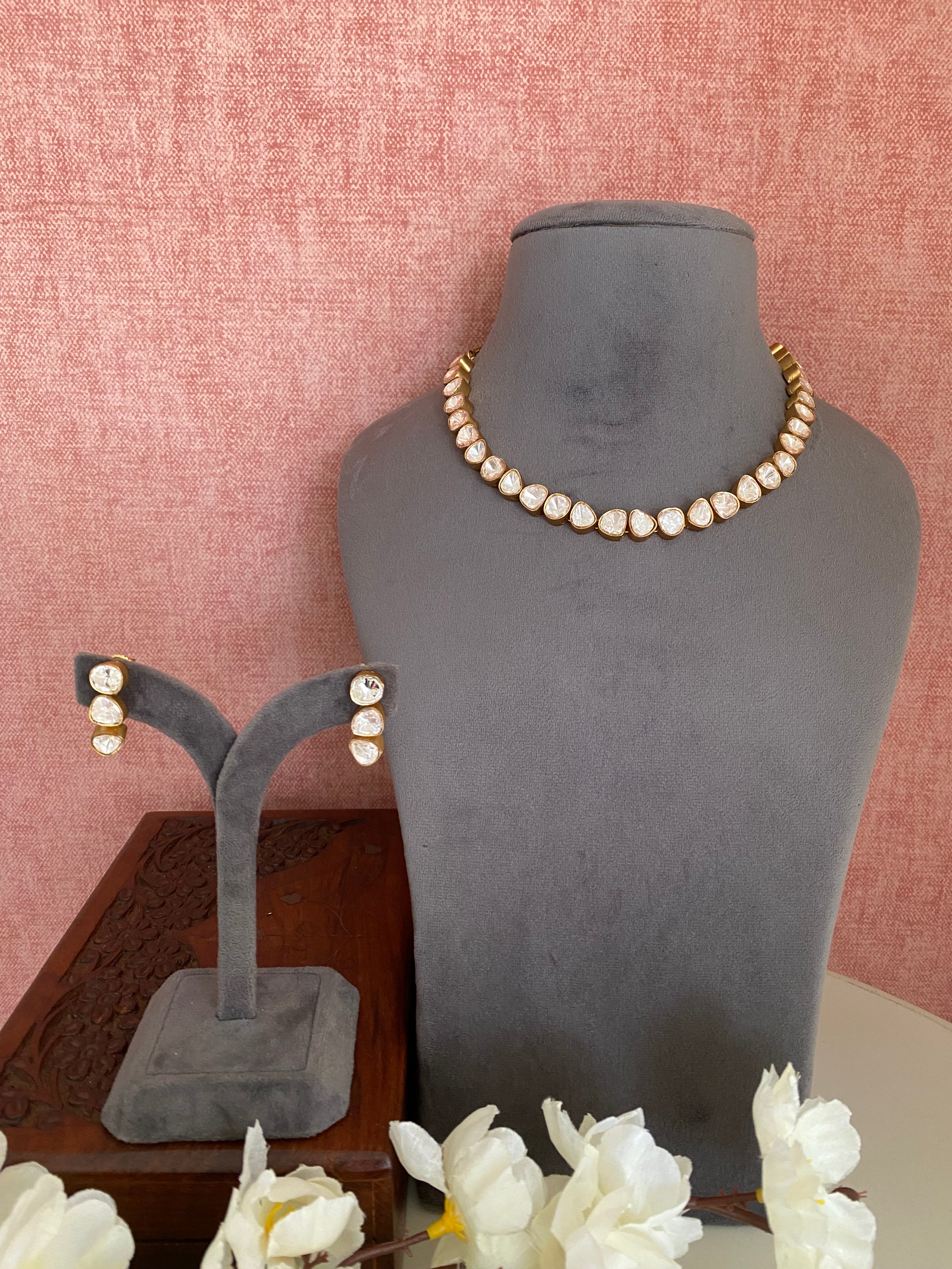 Moissanite Necklace set