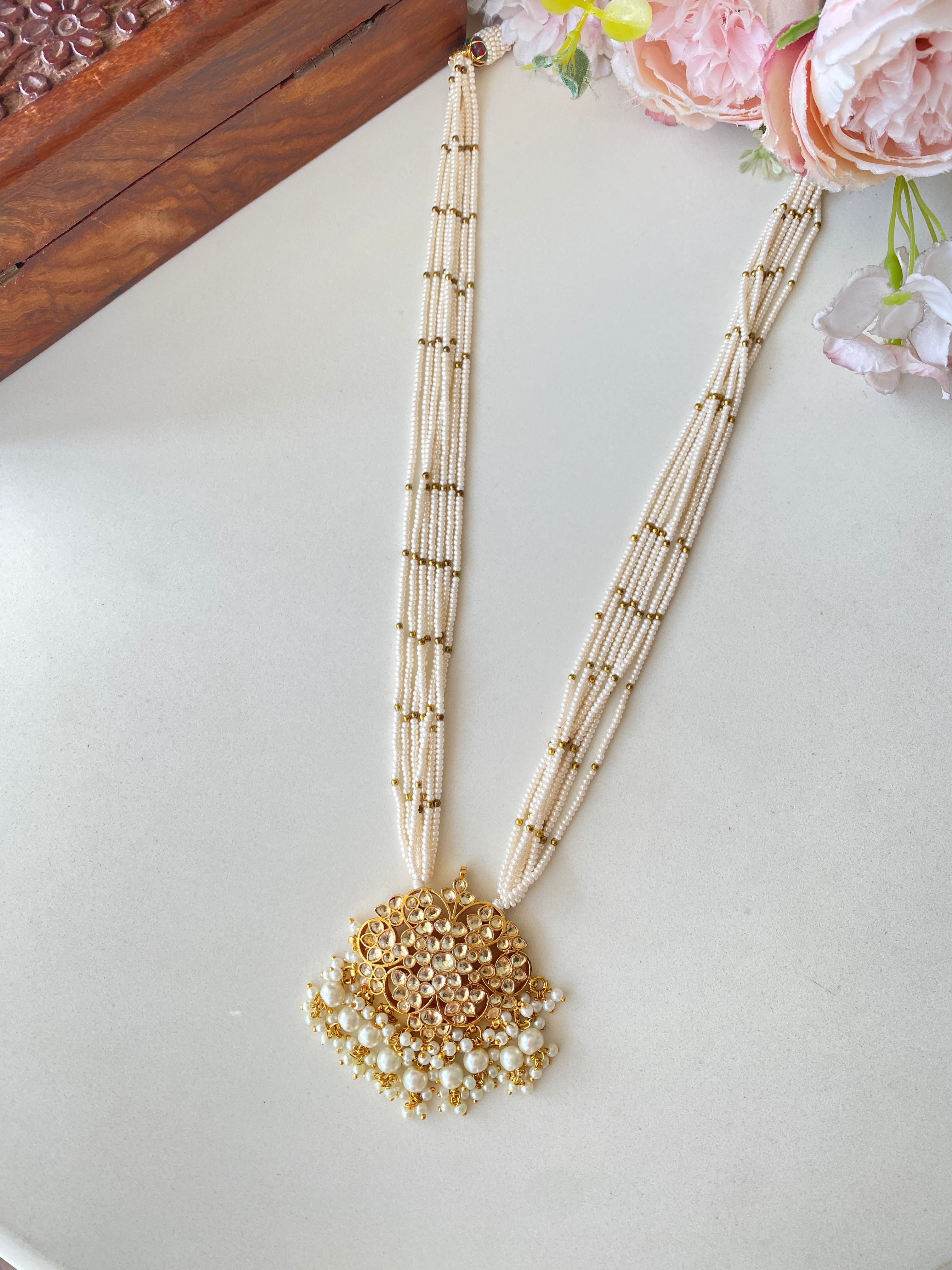 Gold Plated Kundan Necklace