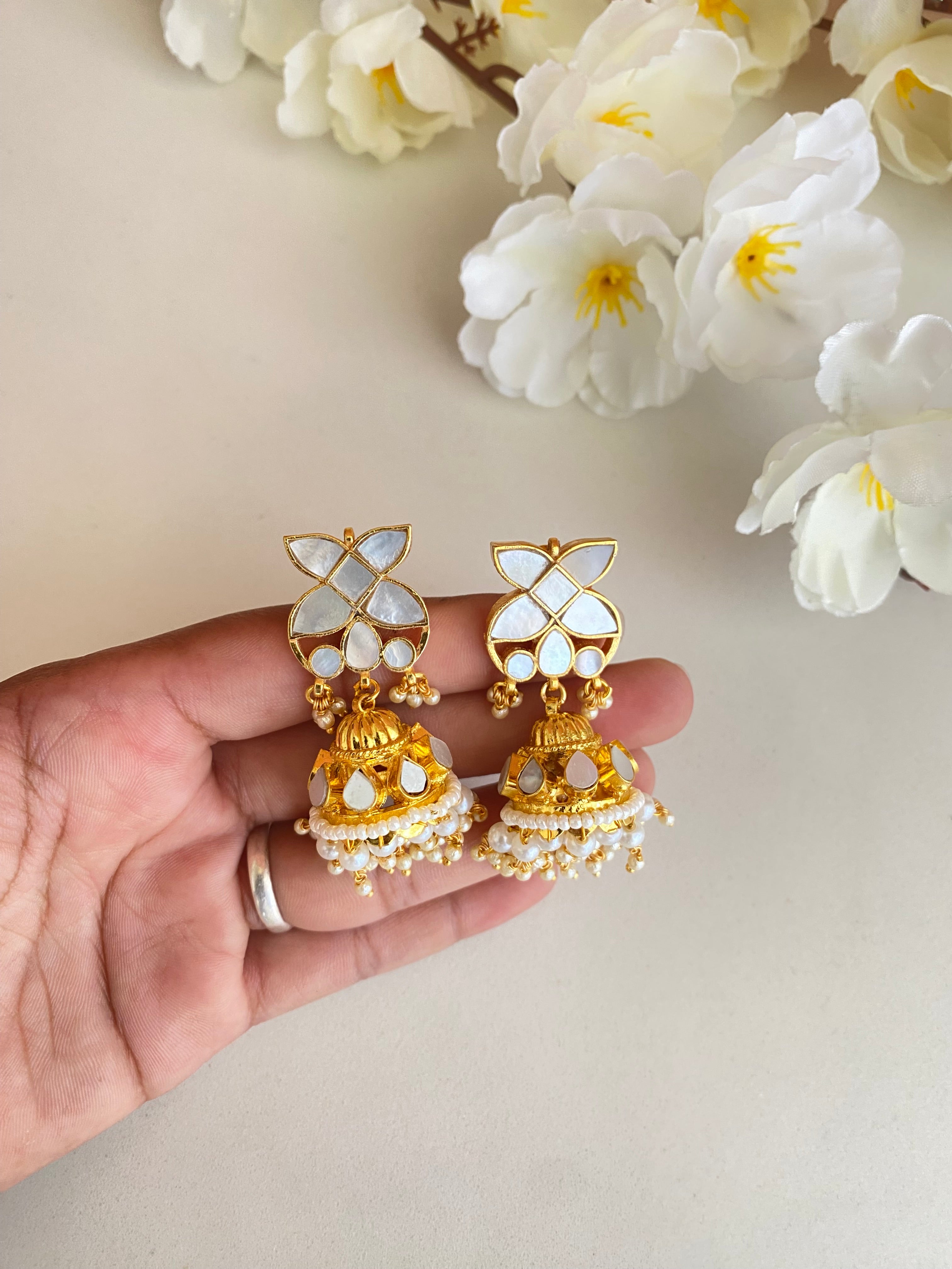 Mother of pearl earrings