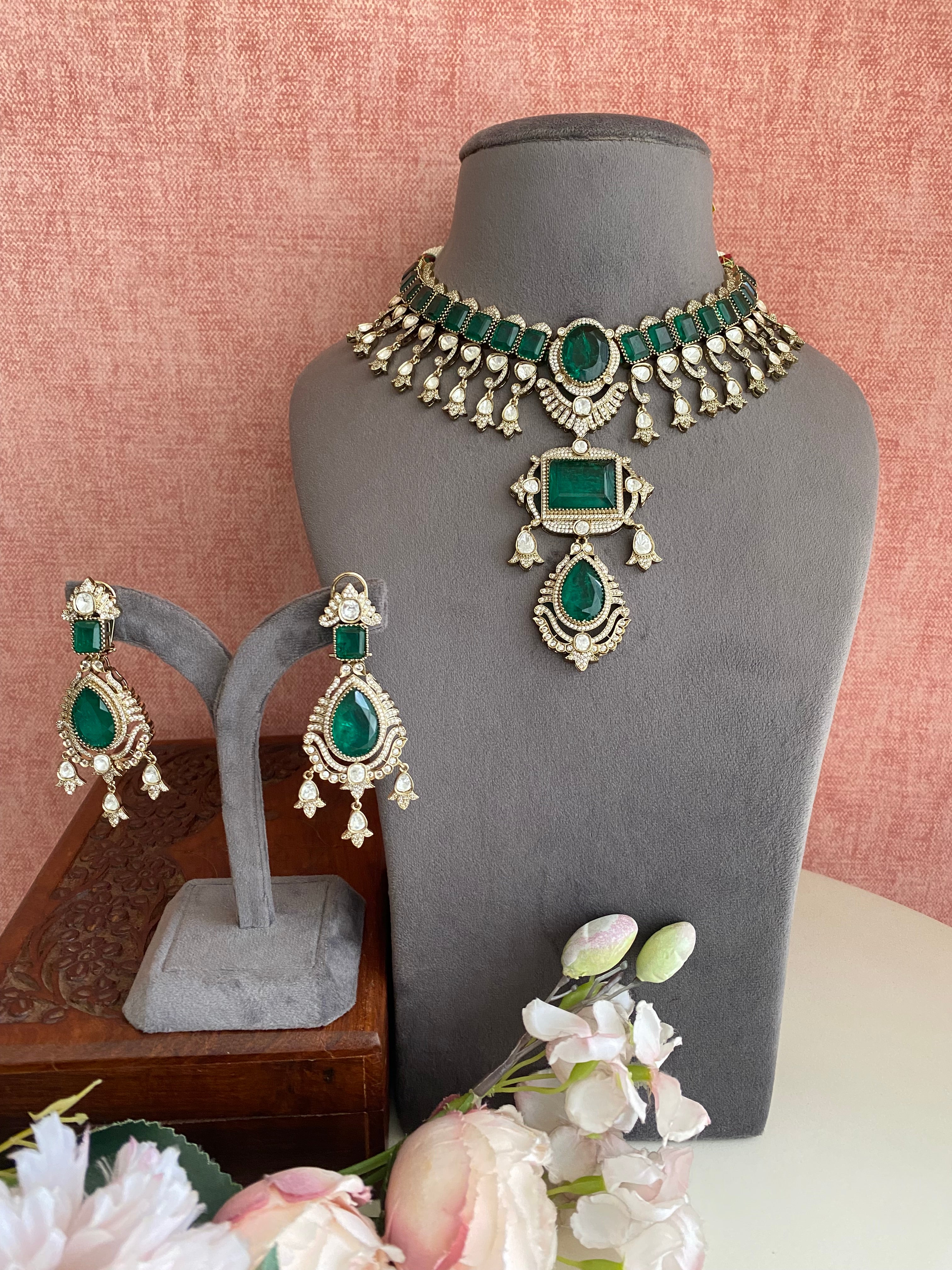 Moissanite Necklace set