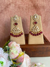 Red Stone Earring