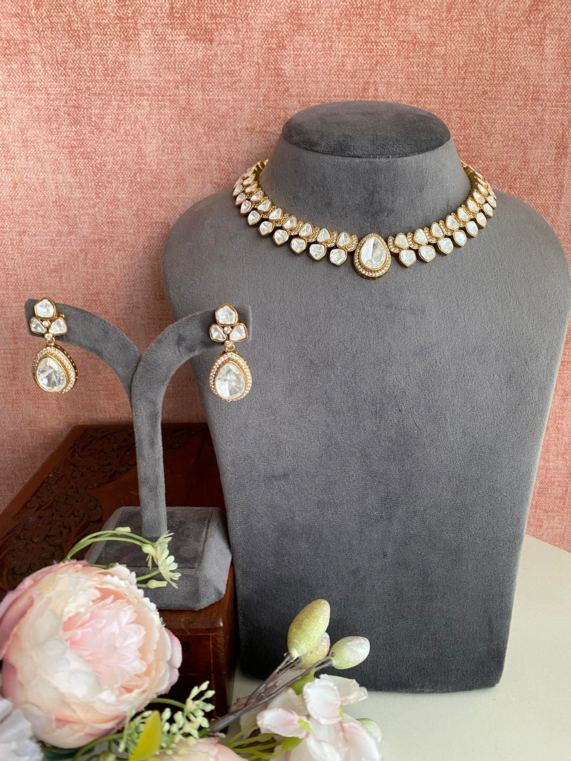 Moissanite necklace set