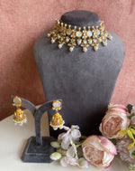 Mother of pearl Necklace set with jhumki