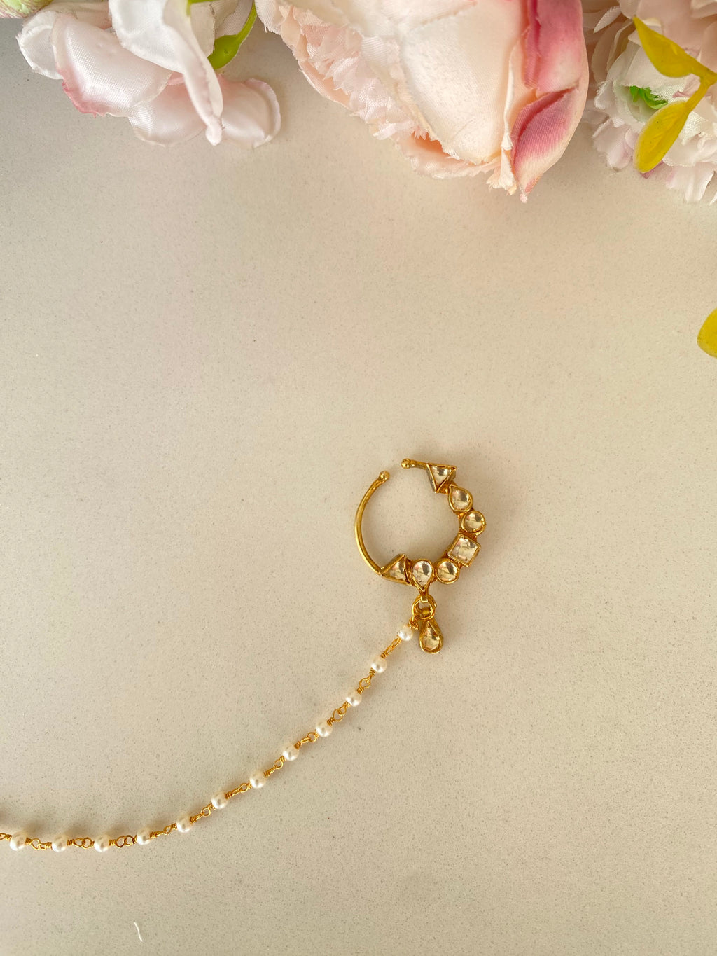 Kundan Nose Ring