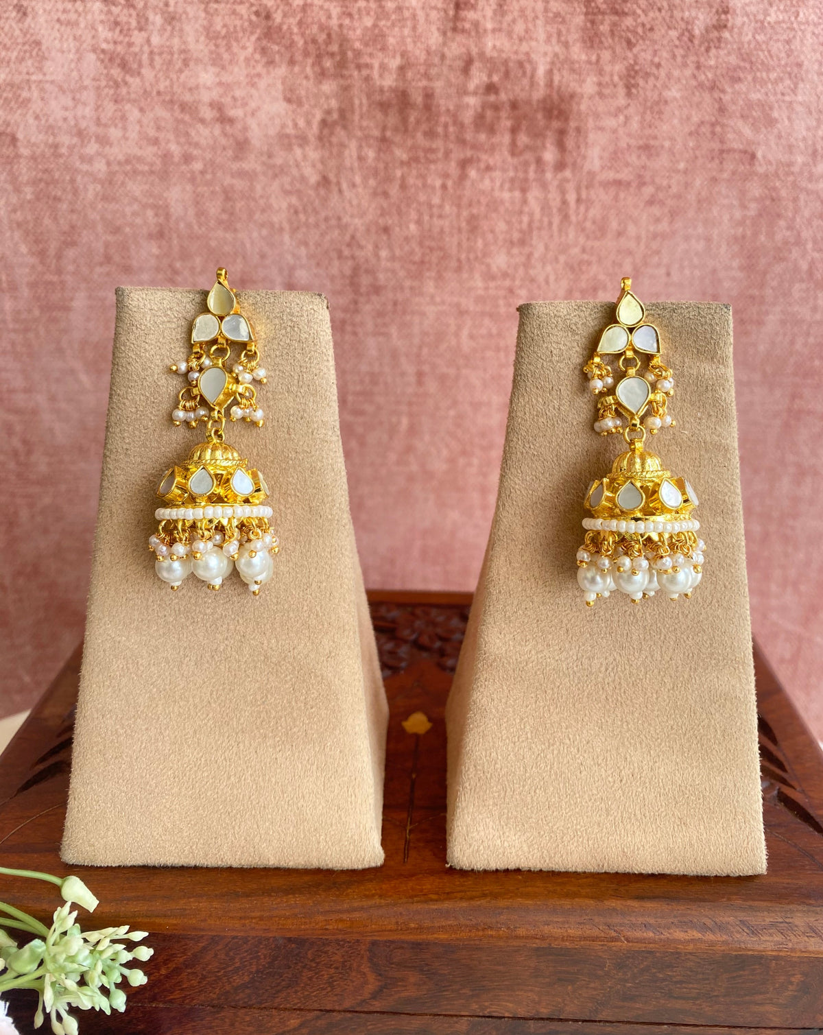 Mother Of Pearl Jhumka