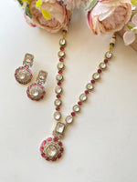 Pink Long Necklace set