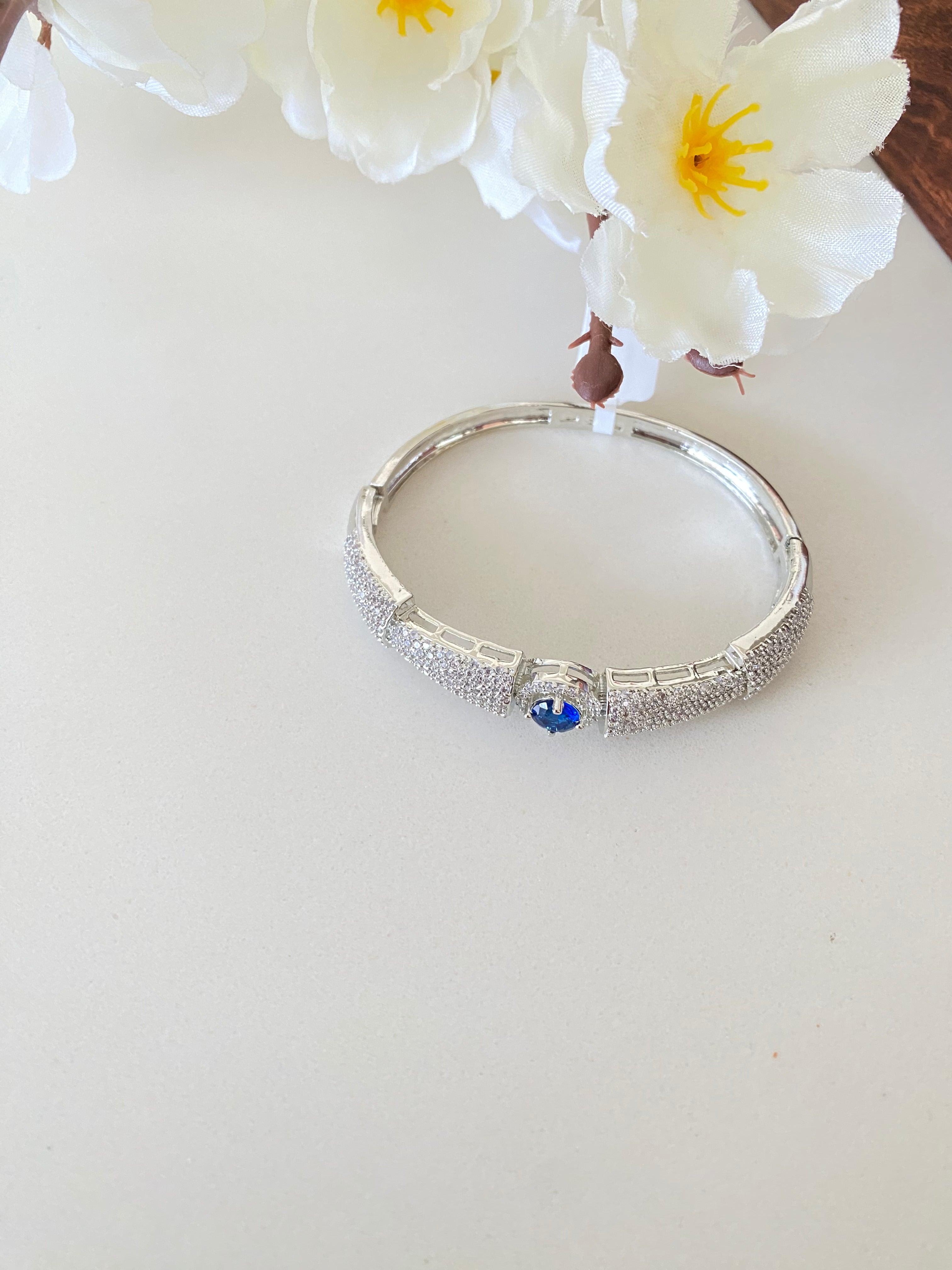 Silver Plated Diamond Bracelet