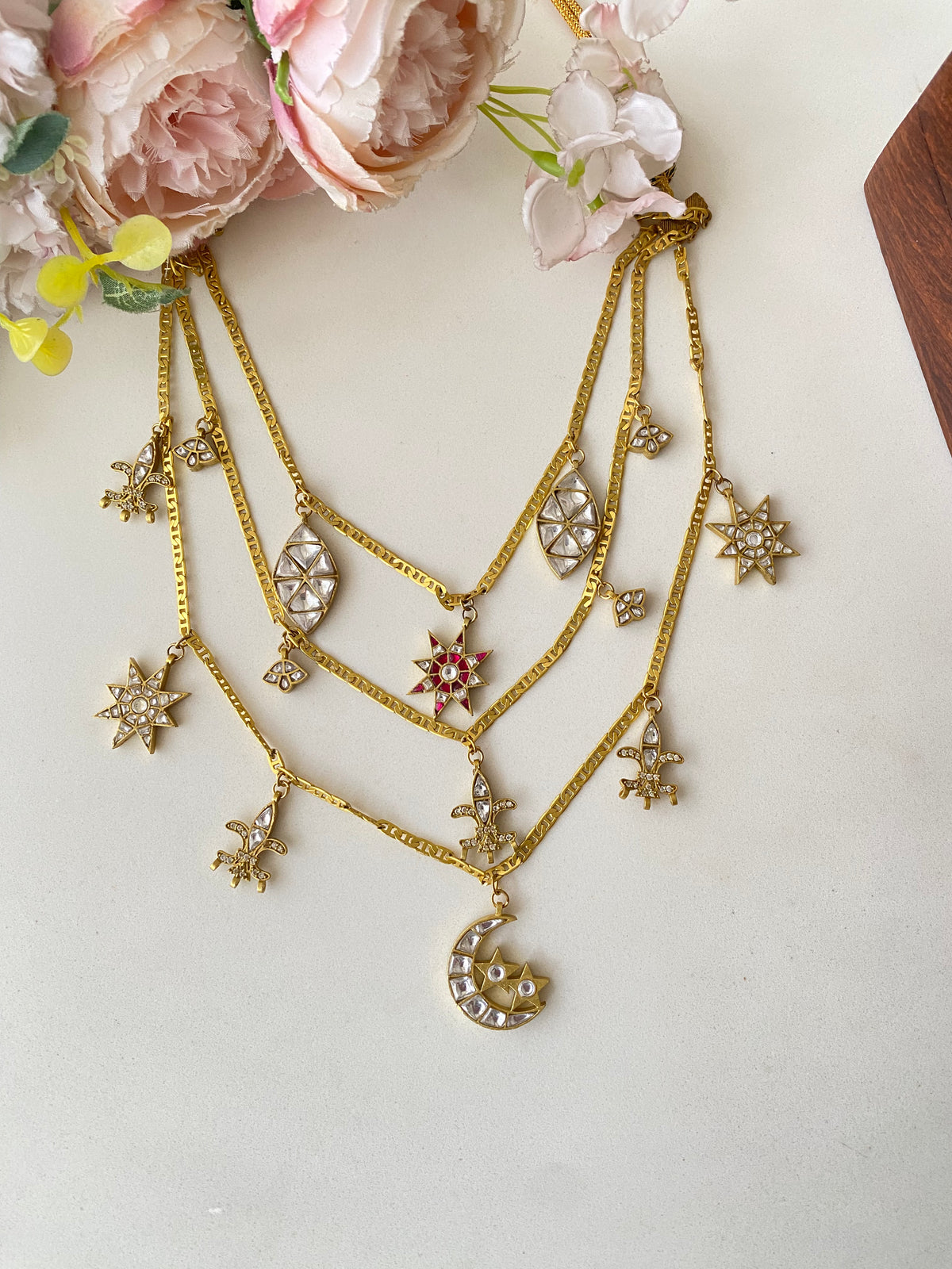 Gold Plated Kundan Necklace