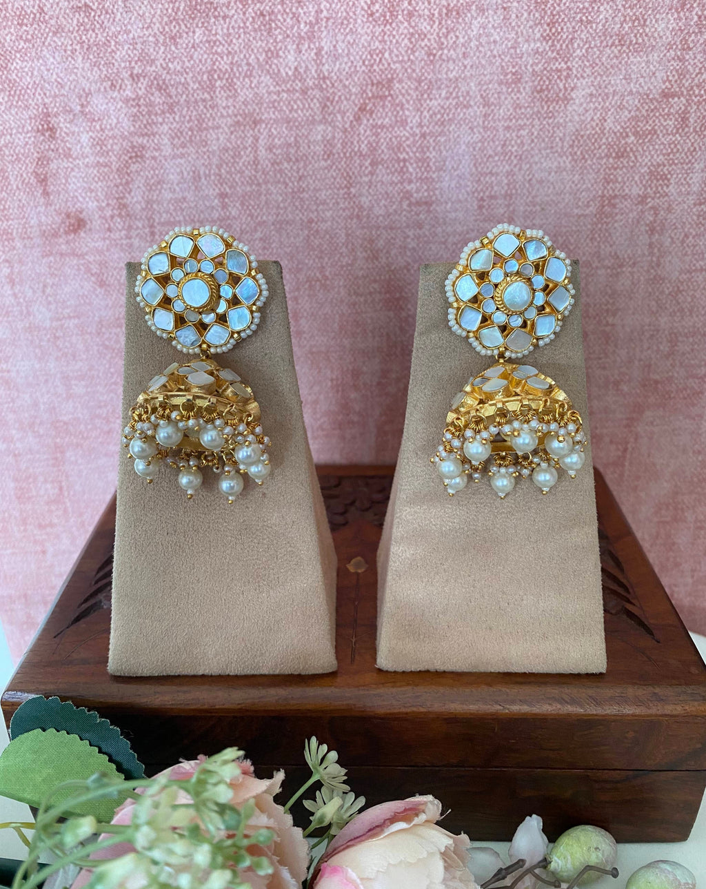 Mother Of Pearl Jhumka
